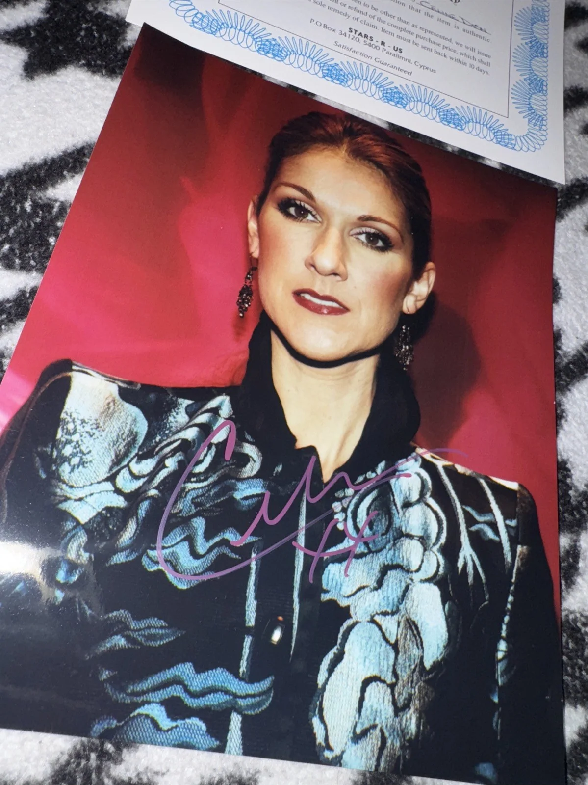 Authentic Signed Celine Dion 8x10 Photo, image 4
