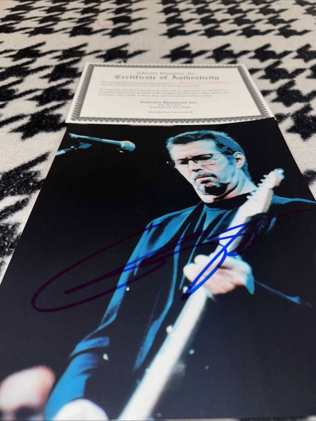 Authentic Signed Eric Clapton 8x10 Photo, image 3