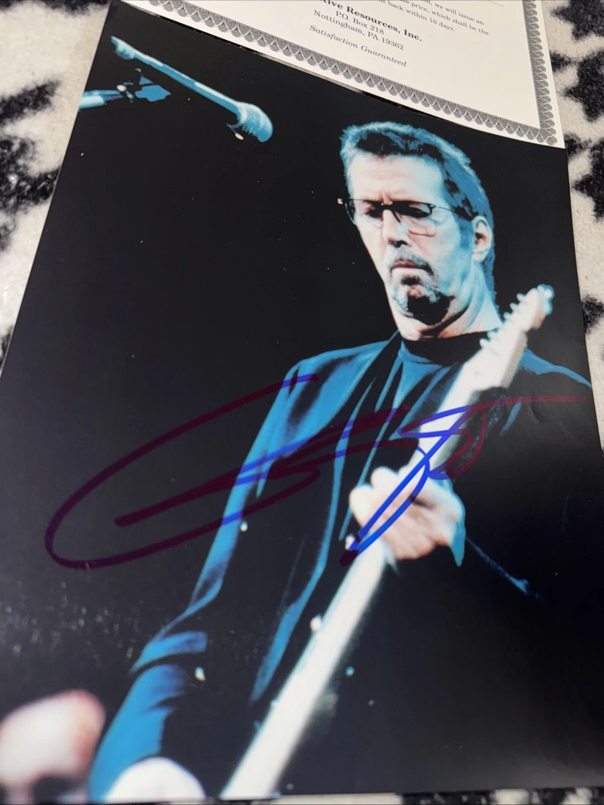 Authentic Signed Eric Clapton 8x10 Photo, image 4