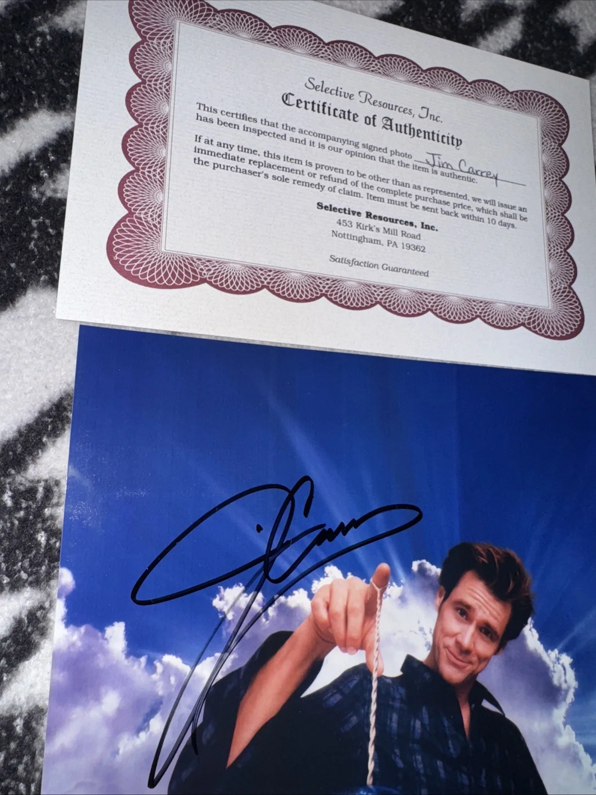 Jim Carrey — Authentic Signed Jim Carrey 8x10 Photo, image 4