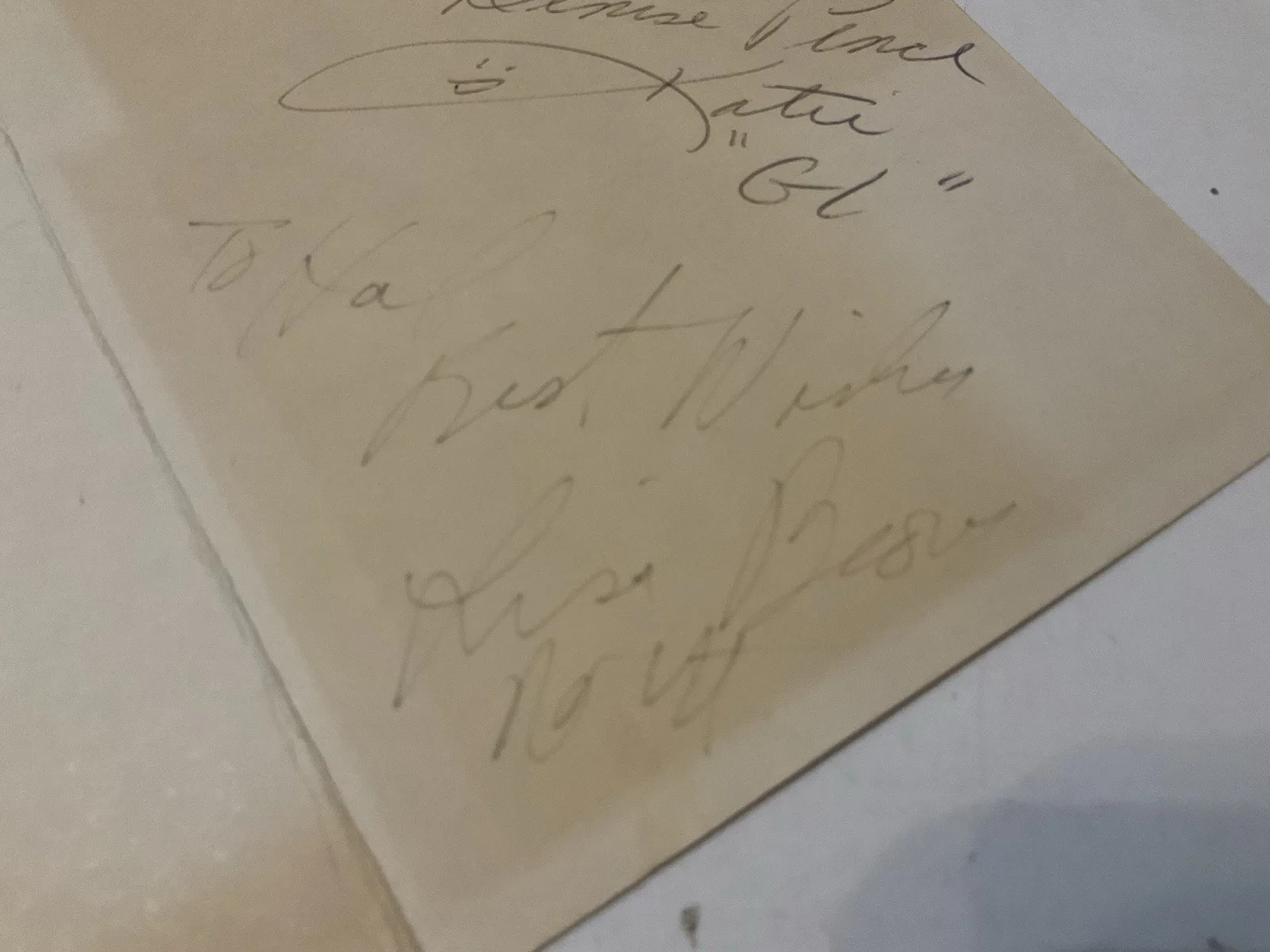Signed Guiding Light John Wesley Shipp Denise Pence Plus One More Caroline’s, image 5