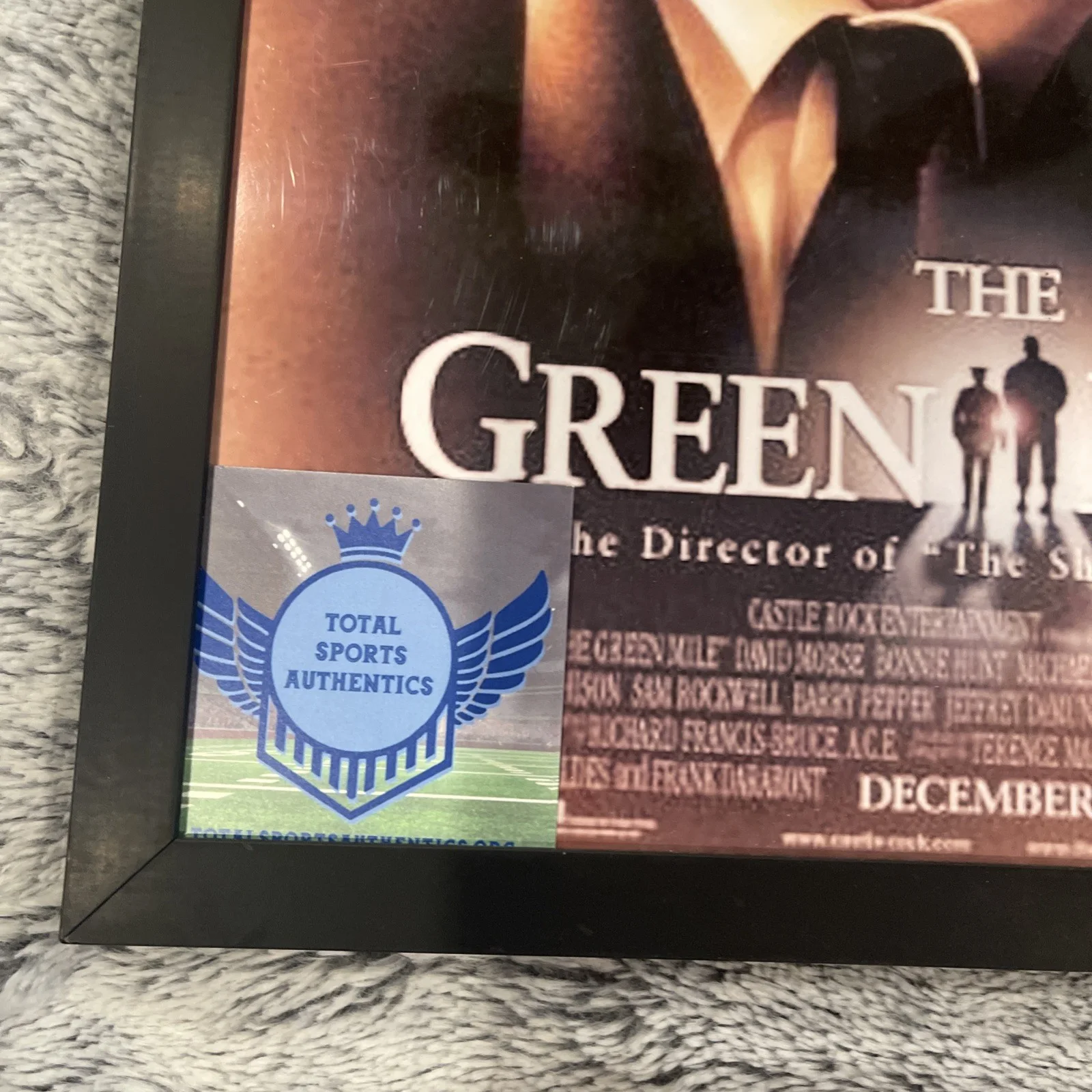 Tom Hanks — Tom Hanks Hand Signed Poster Photo THE GREEN MILE Movie 11x17 w/COA HOLO. Framed, изображение 4