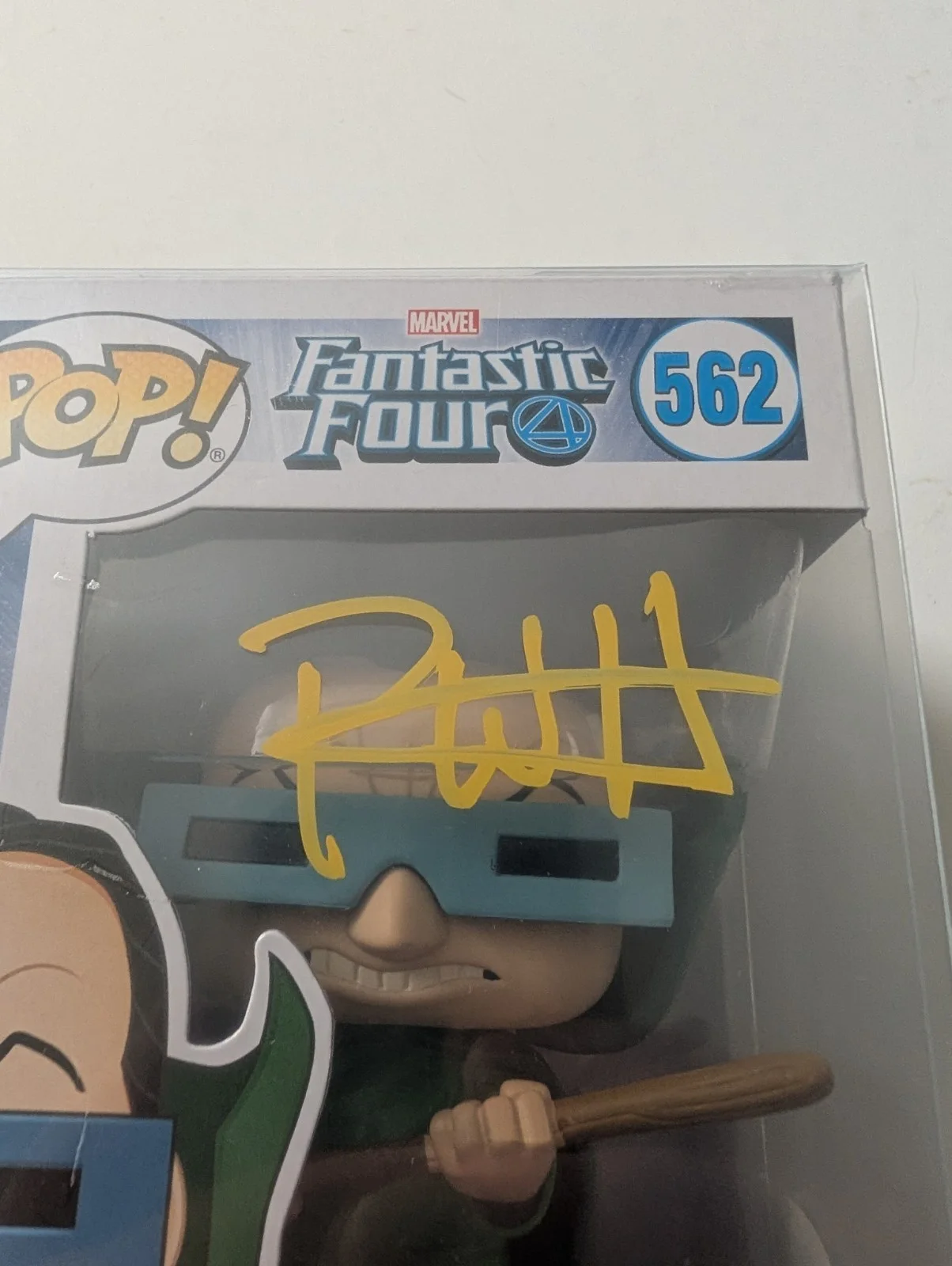 PAUL WALTER HAUSER — PAUL WALTER HAUSER HAND SIGNED FUNKO #562 FANTASTIC 4 "MOLE MAN" JSA CERT, изображение 2