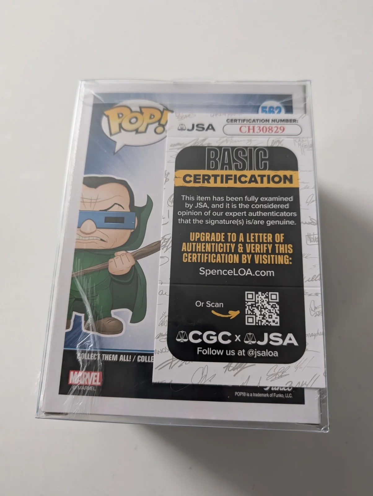 PAUL WALTER HAUSER — PAUL WALTER HAUSER HAND SIGNED FUNKO #562 FANTASTIC 4 "MOLE MAN" JSA CERT, изображение 4