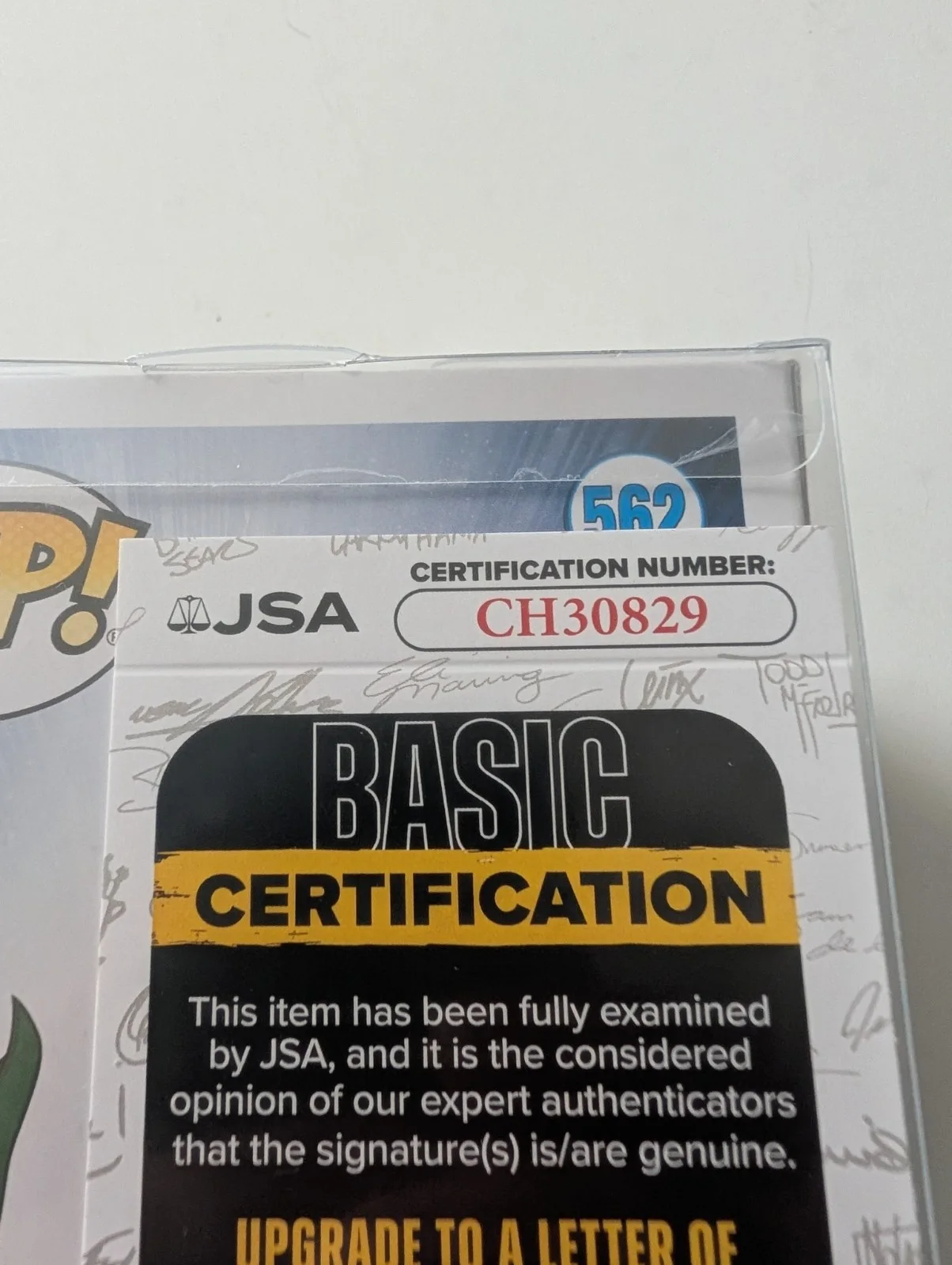 PAUL WALTER HAUSER — PAUL WALTER HAUSER HAND SIGNED FUNKO #562 FANTASTIC 4 "MOLE MAN" JSA CERT, изображение 5