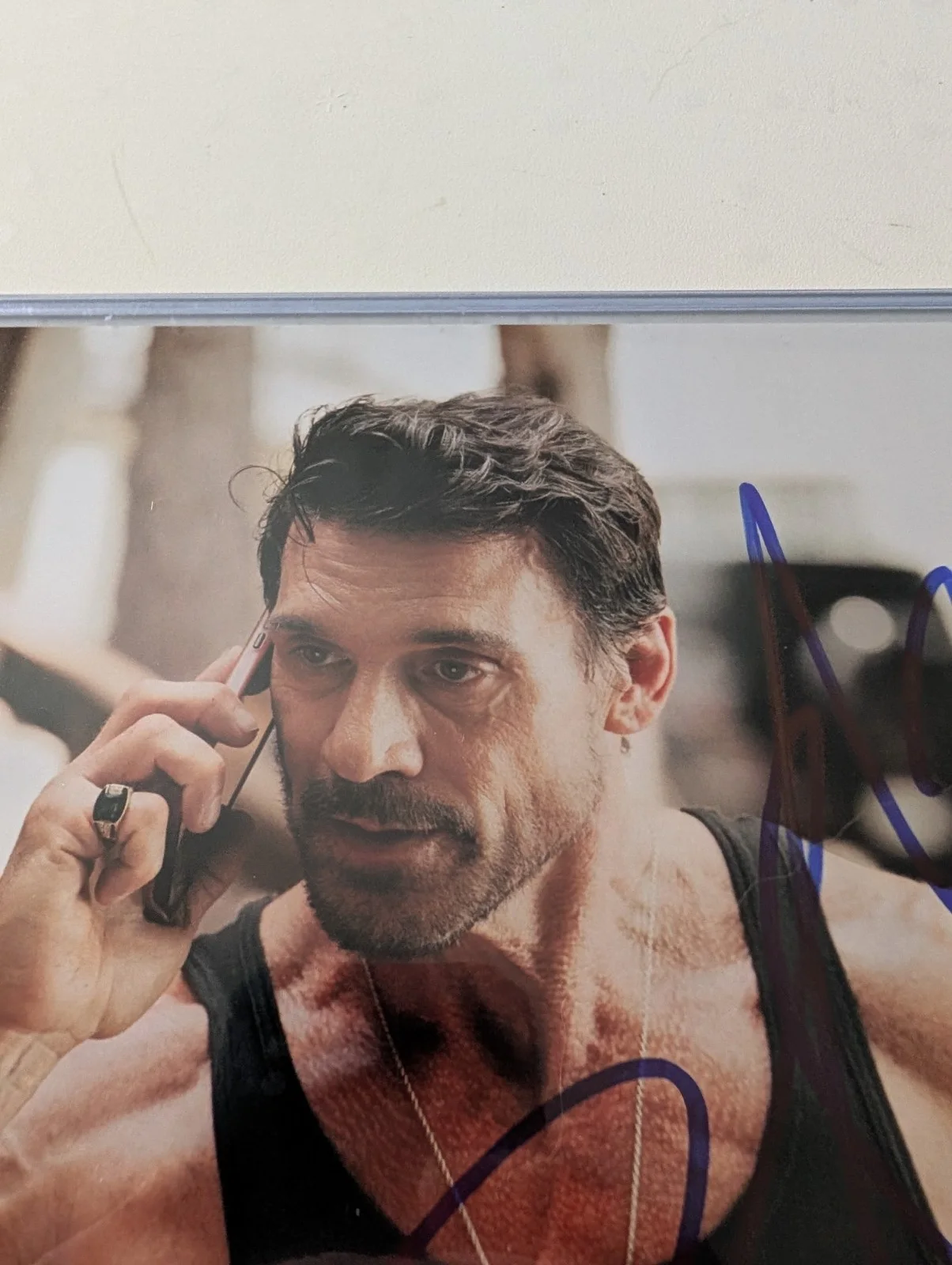 FRANK GRILLO — FRANK GRILLO HAND SIGNED PHOTO TULSA KING " BILL BEVILAQUA" JSA CERT 8 X 10, изображение 2