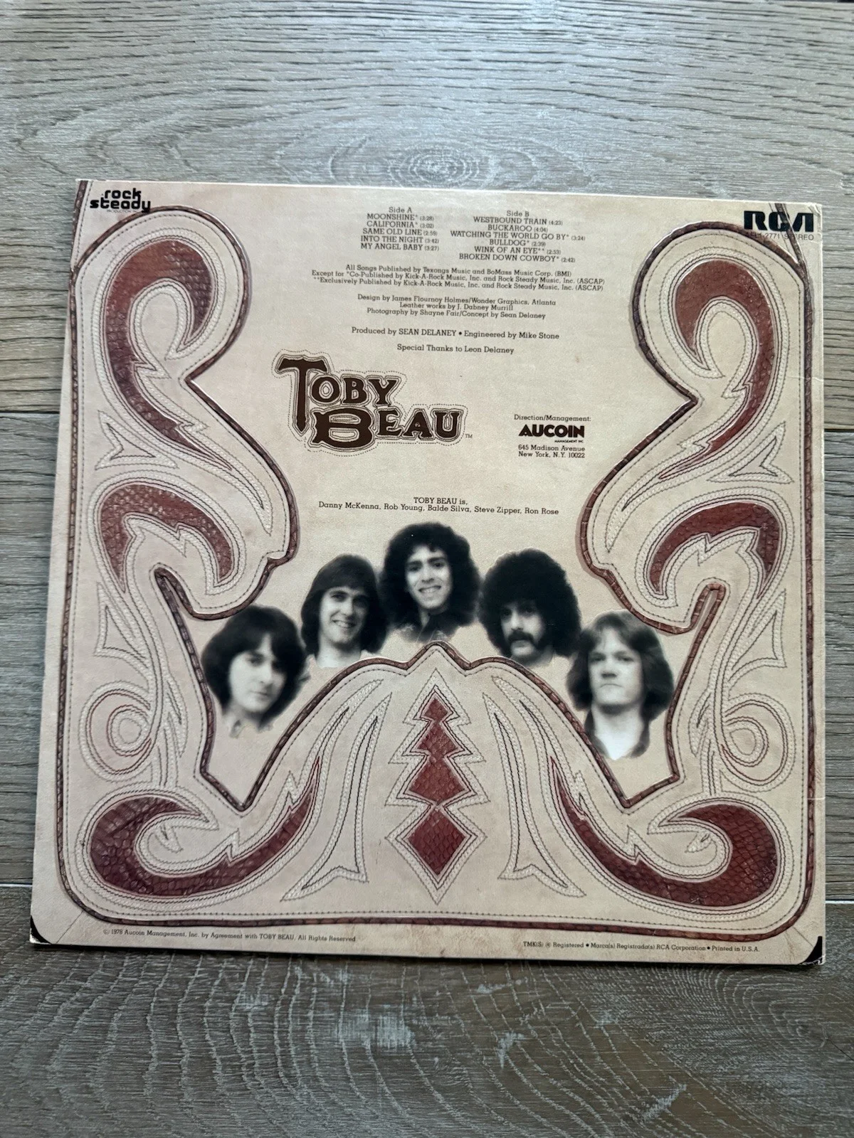 Toby Beau album autographed By Danny McKenna, image 3