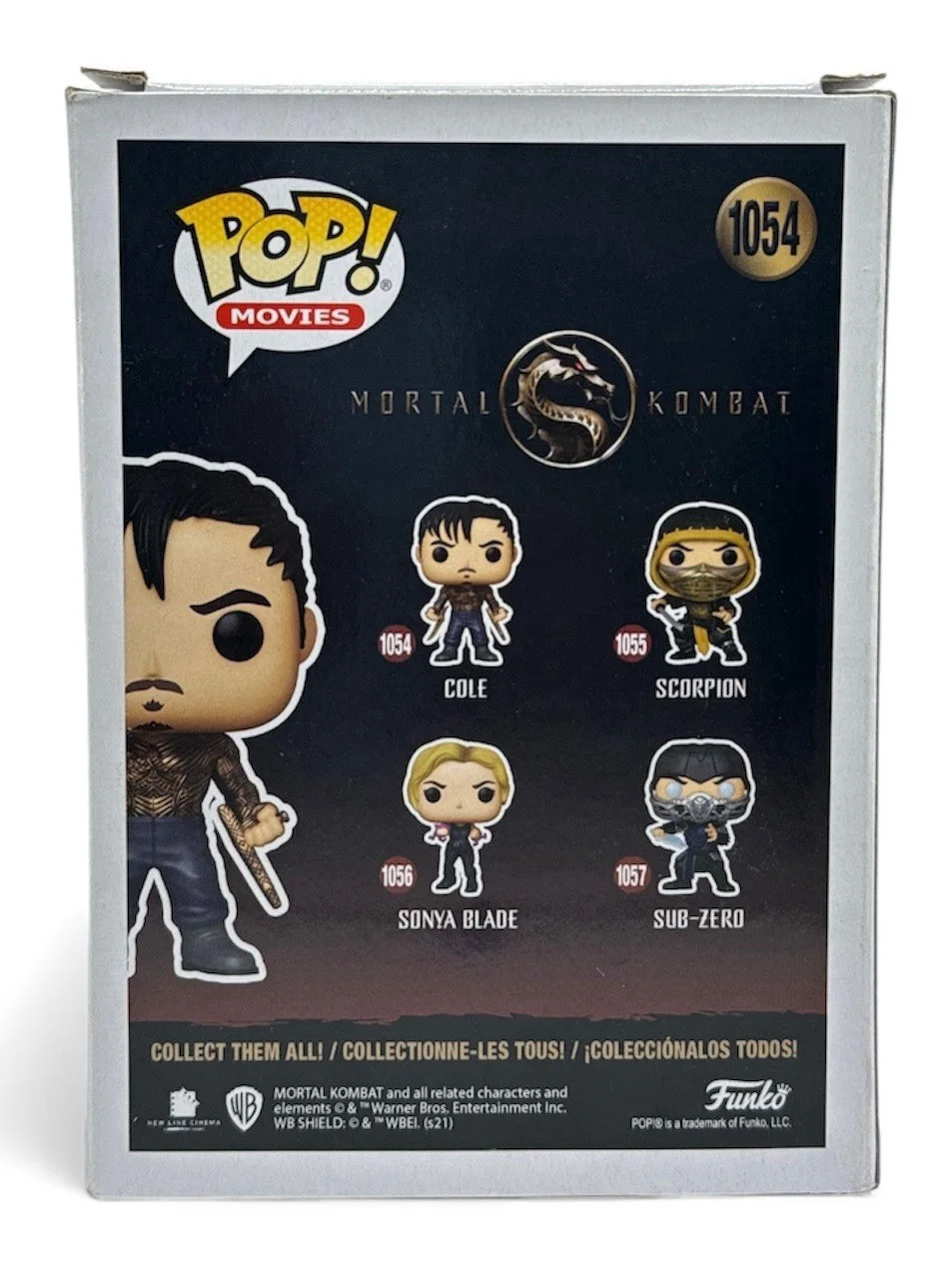 Lewis Tan — Lewis Tan Autograph Signed Mortal Kombat Cole Funko Pop with Beckett COA, изображение 2