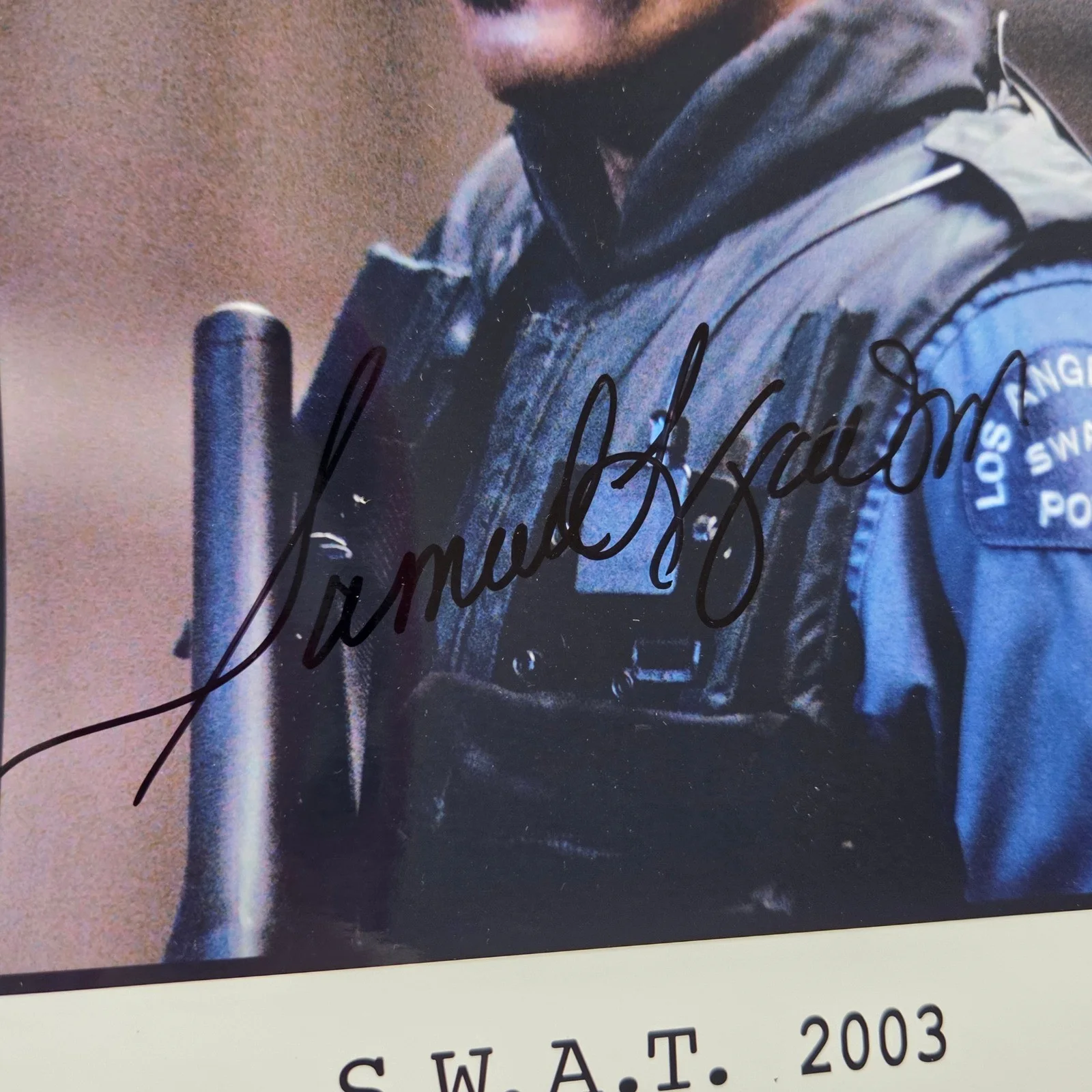 Samuel L Jackson Signed S.W.A.T. Photo Autograph Movie Memorabilia 2003, image 2