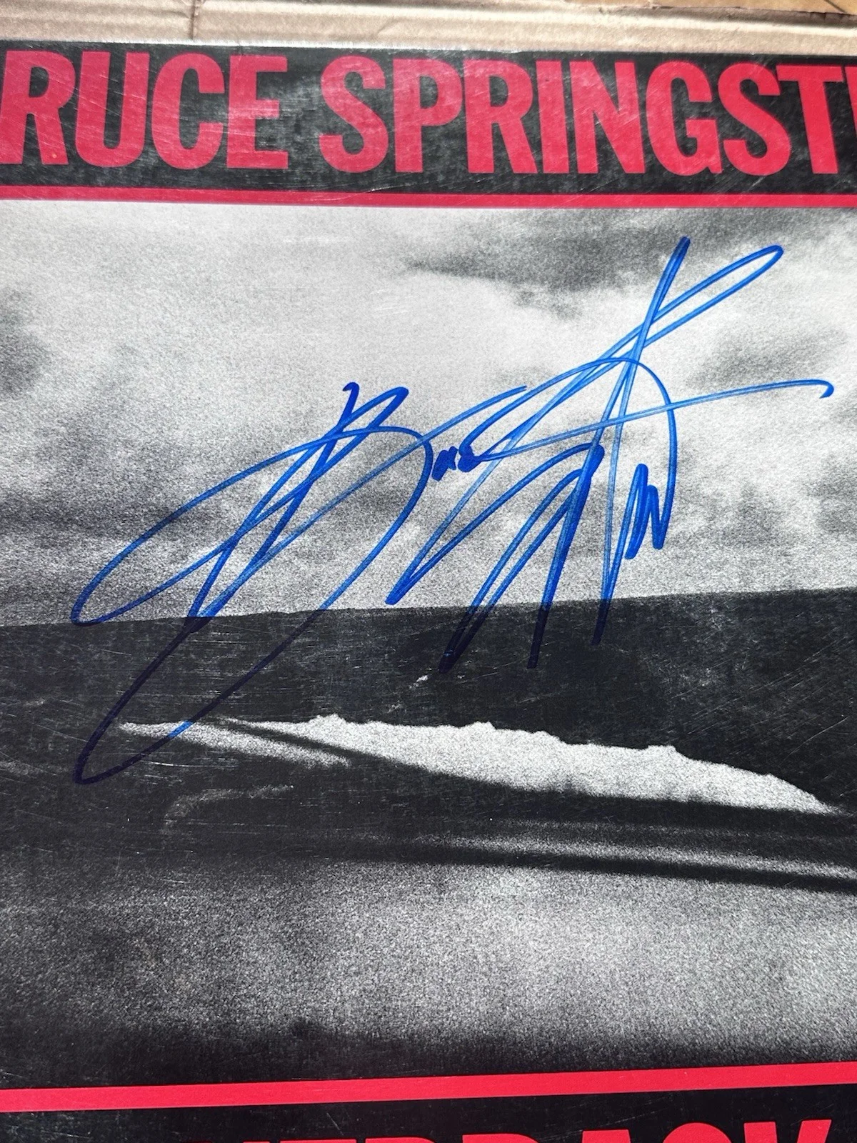 BRUCE SPRINGSTEEN SIGNED AUTOGRAPHED NEBRASKA ALBUM COVER RARE PSA DNA AUTO, изображение 2