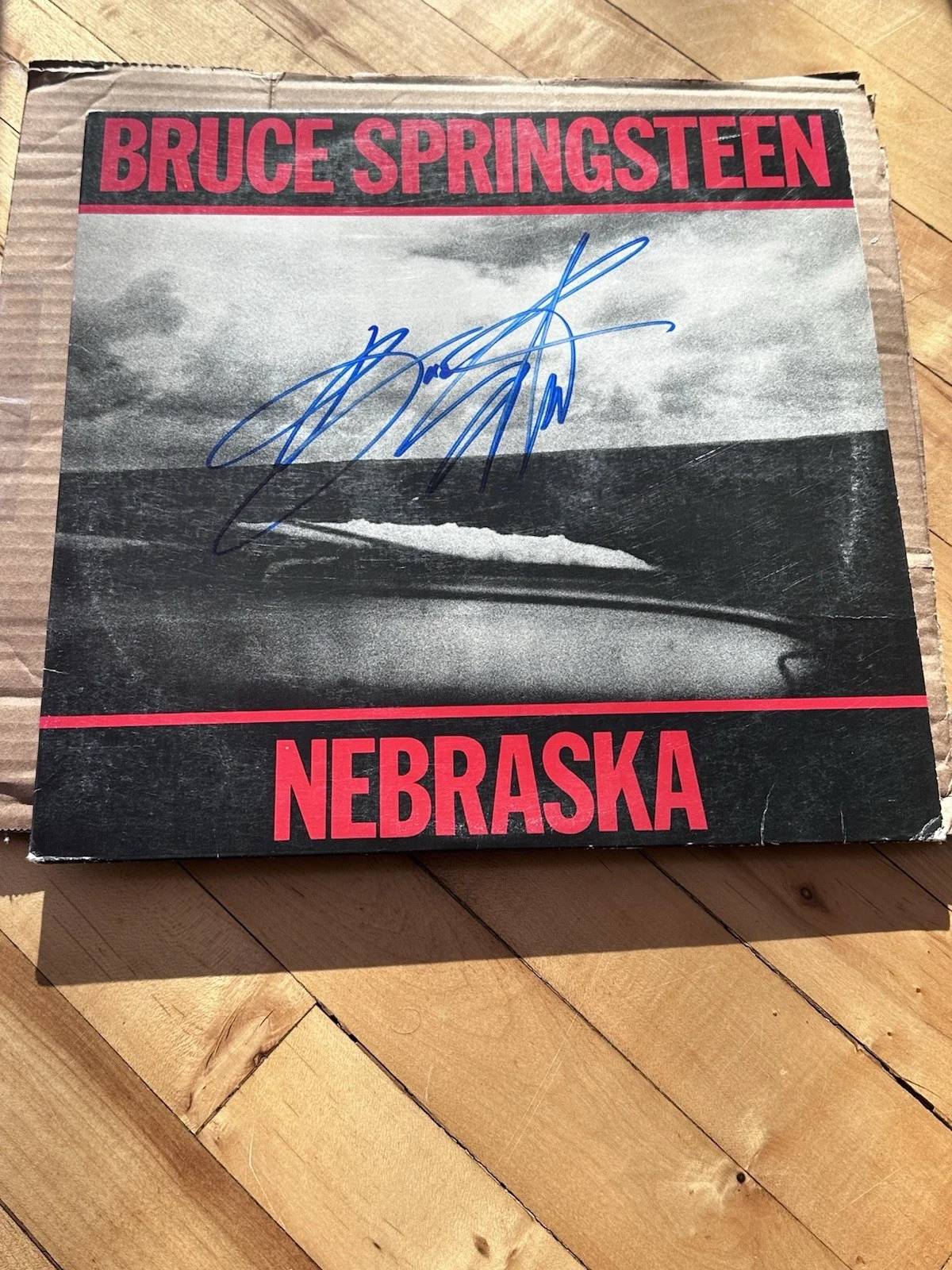 BRUCE SPRINGSTEEN SIGNED AUTOGRAPHED NEBRASKA ALBUM COVER RARE PSA DNA AUTO, изображение 4