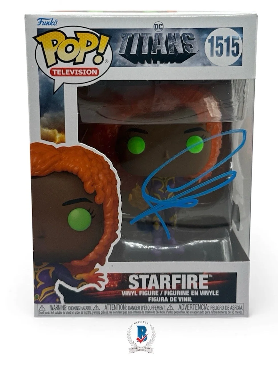 Anna Diop — Anna Diop Autograph Signed DC Titans Funko Pop with Beckett COA
