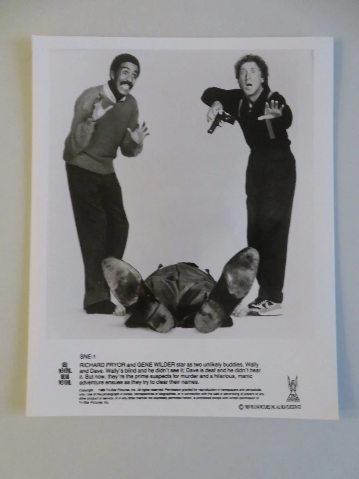 SEE NO EVIL, HEAR NO EVIL MOVIE STILL PHOTO LOT OF 7 RICHARD PRYOR G WILDER 1989, изображение 3