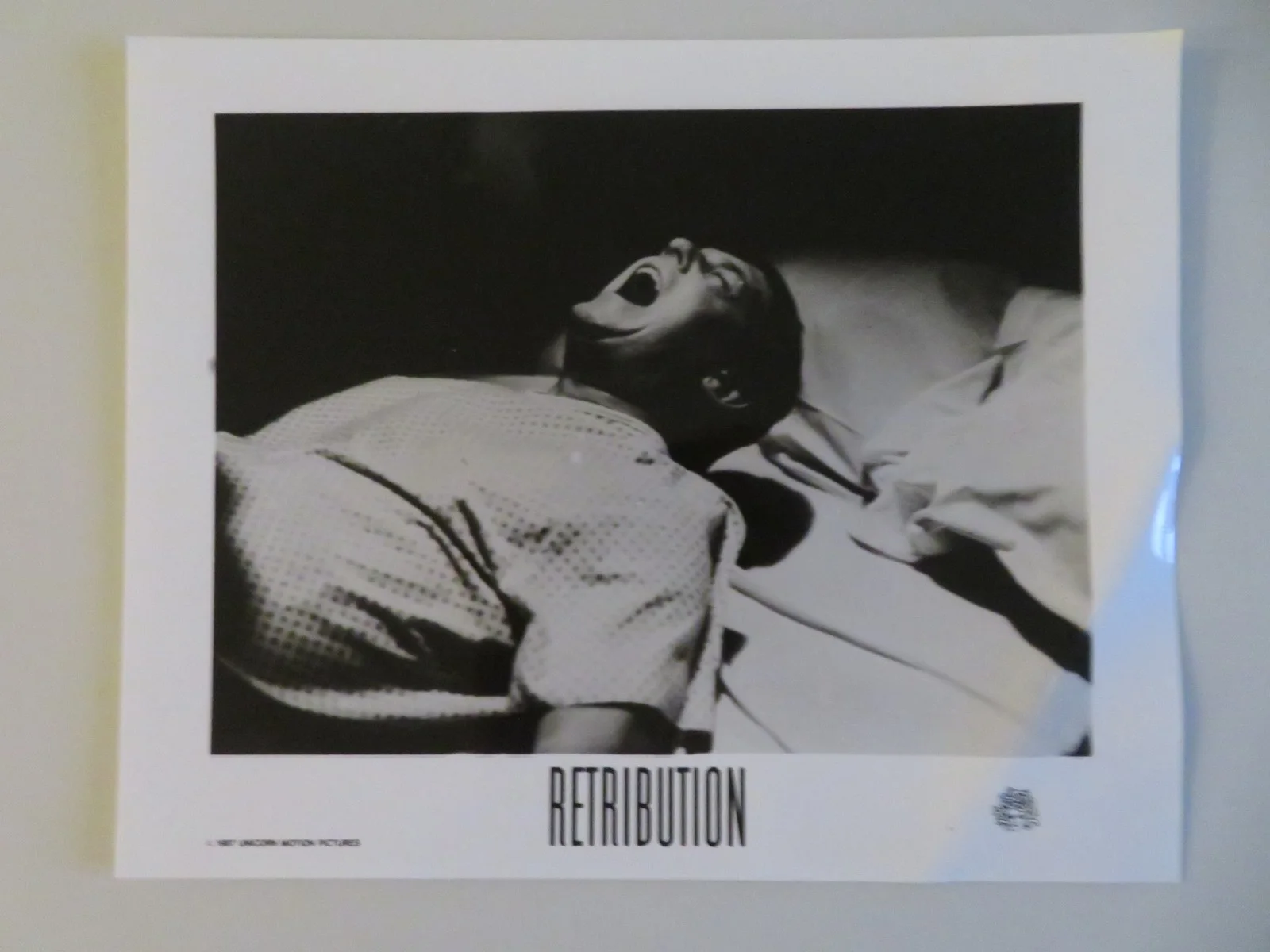 RETRIBUTION MOVIE STILL PHOTO LOT OF 3 DENNIS LIPSCOMB LESLIE WING 1987, изображение 3
