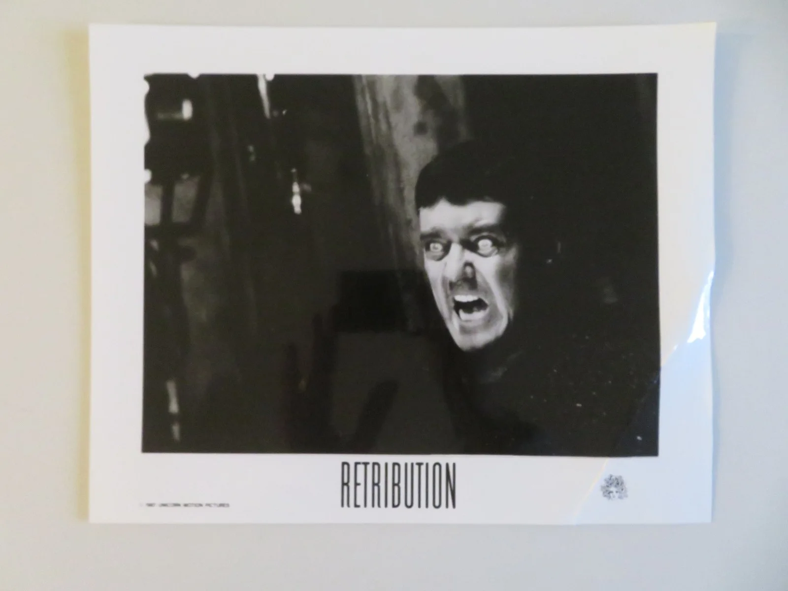 RETRIBUTION MOVIE STILL PHOTO LOT OF 3 DENNIS LIPSCOMB LESLIE WING 1987, изображение 5
