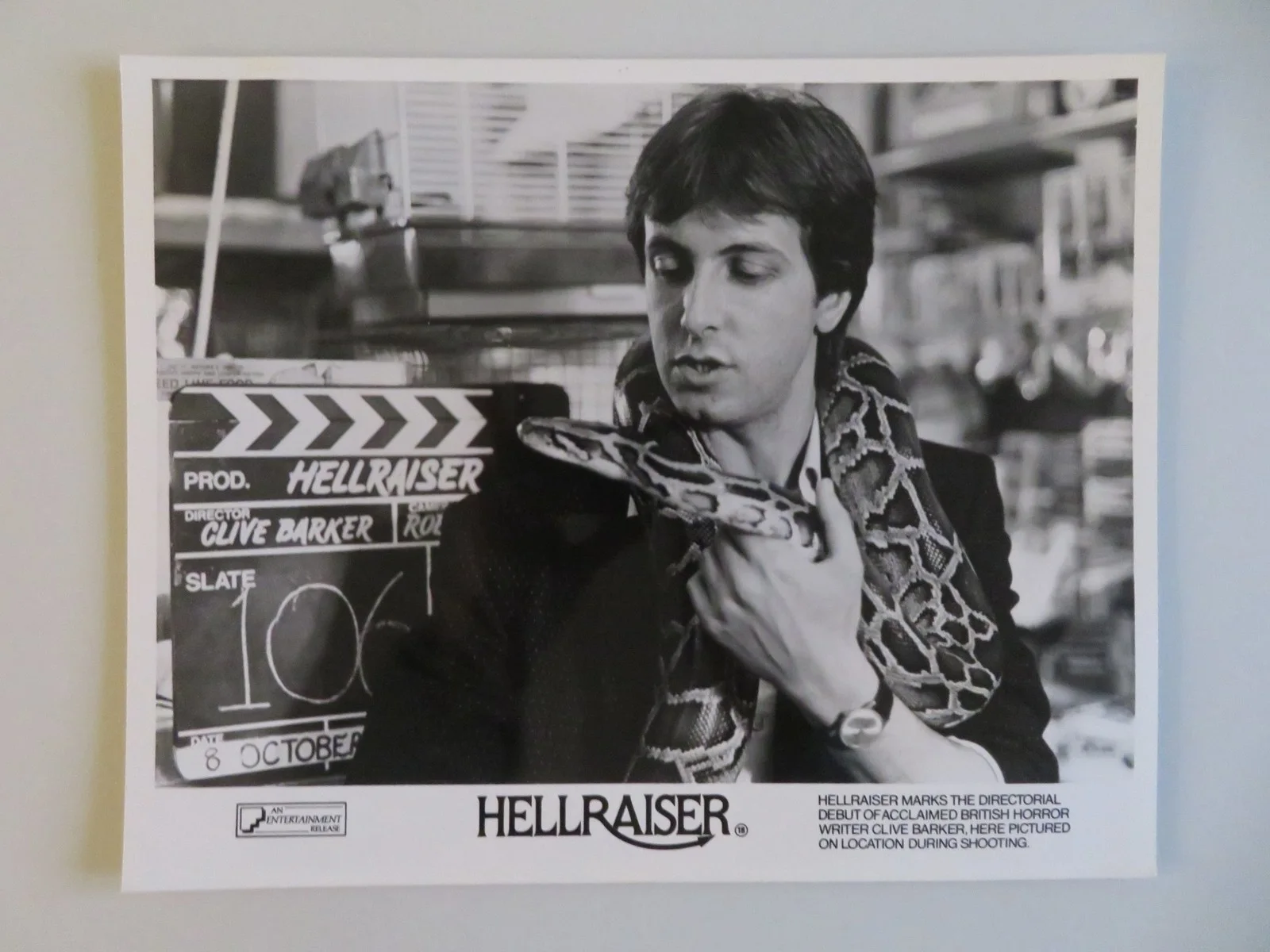 HELLRAISER MOVIE STILL PHOTO LOT OF 6 DOUG BRADLEY SEAN CHAPMAN 1987, изображение 5