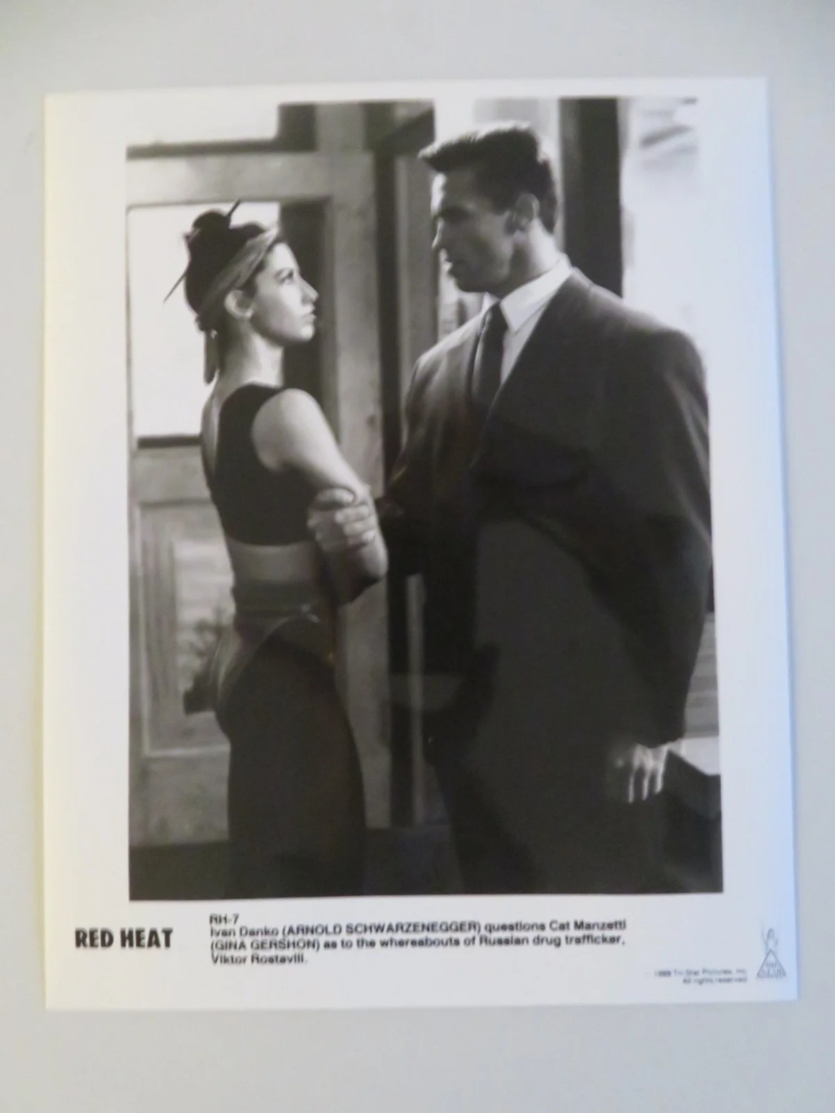 RED HEAT MOVIE STILL PHOTO LOT OF 8 ARNOLD SCHWARZENEGGER JIM BELUSHI 1988, изображение 3