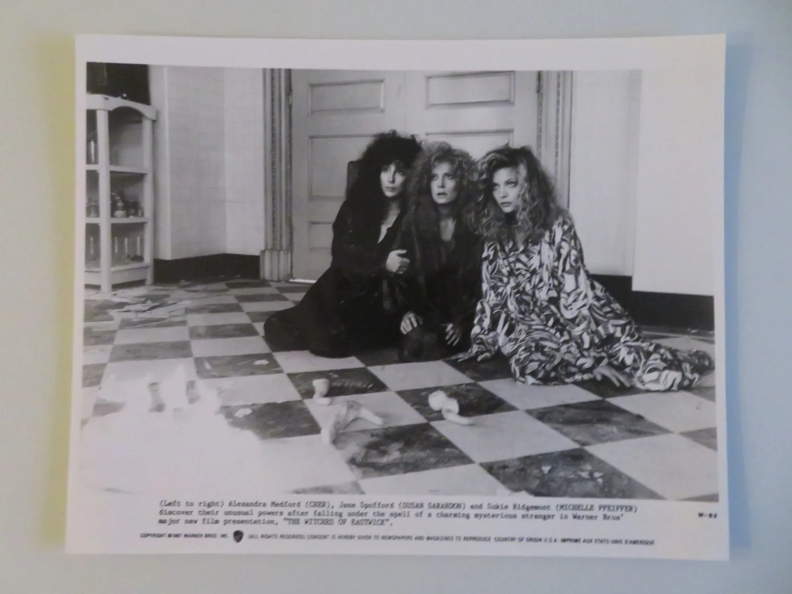 THE WITCHES OF EASTWICK MOVIE STILL PHOTO LOT OF 5 JACK NICHOLSON SARANDON 1987, изображение 3