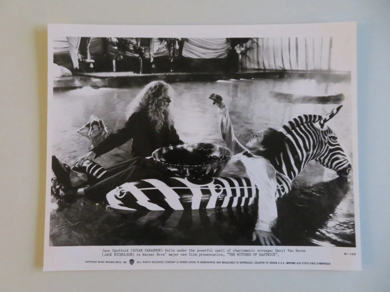 THE WITCHES OF EASTWICK MOVIE STILL PHOTO LOT OF 5 JACK NICHOLSON SARANDON 1987, изображение 5