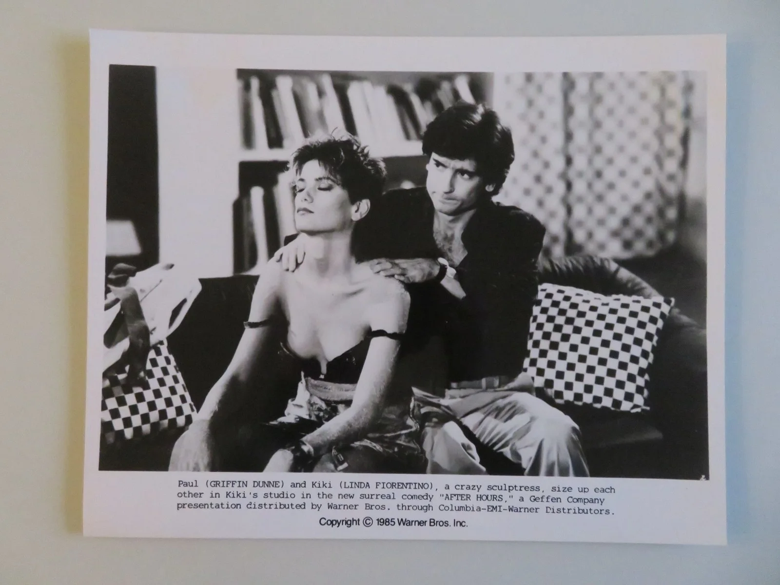 AFTER HOURS MOVIE STILL PHOTO LOT OF 2 ROSANNA ARQUETTE GRIFFIN DUNNE 1985, изображение 4