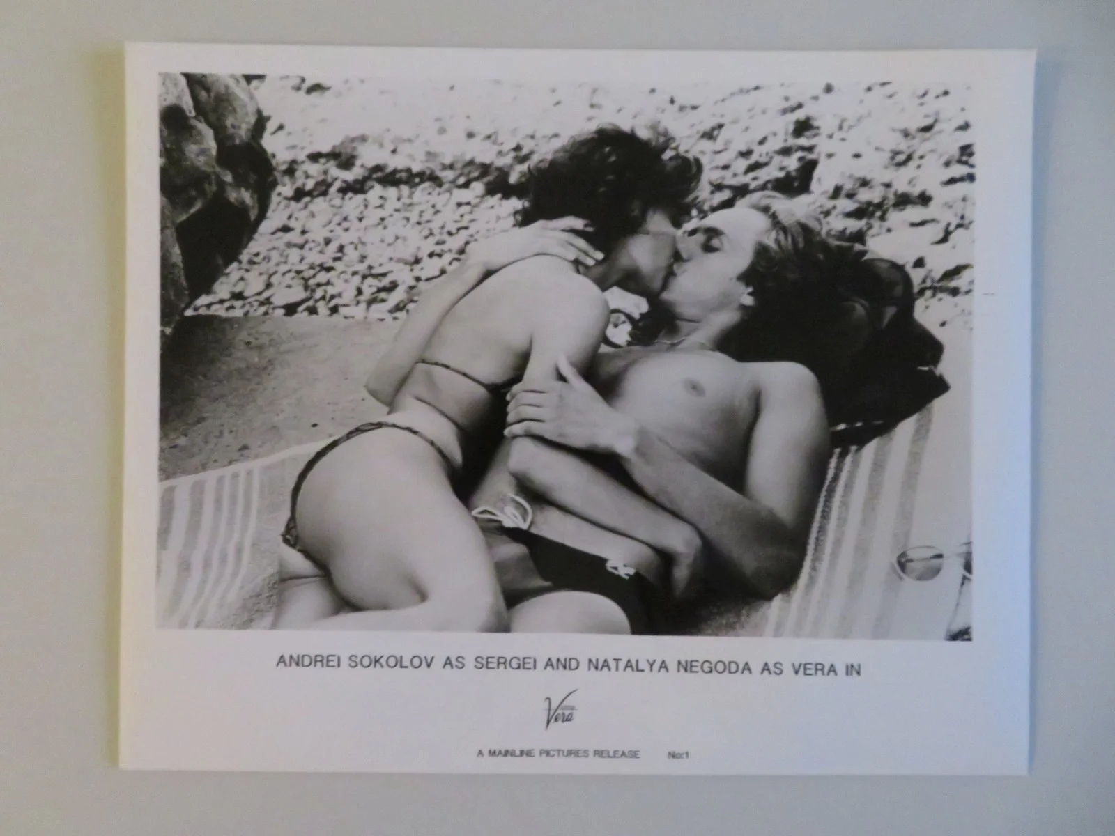 LITTLE VERA MOVIE STILL PHOTO LOT OF 3 ANDREI SOKOLOV NATALYA NEGODA 1988, изображение 3