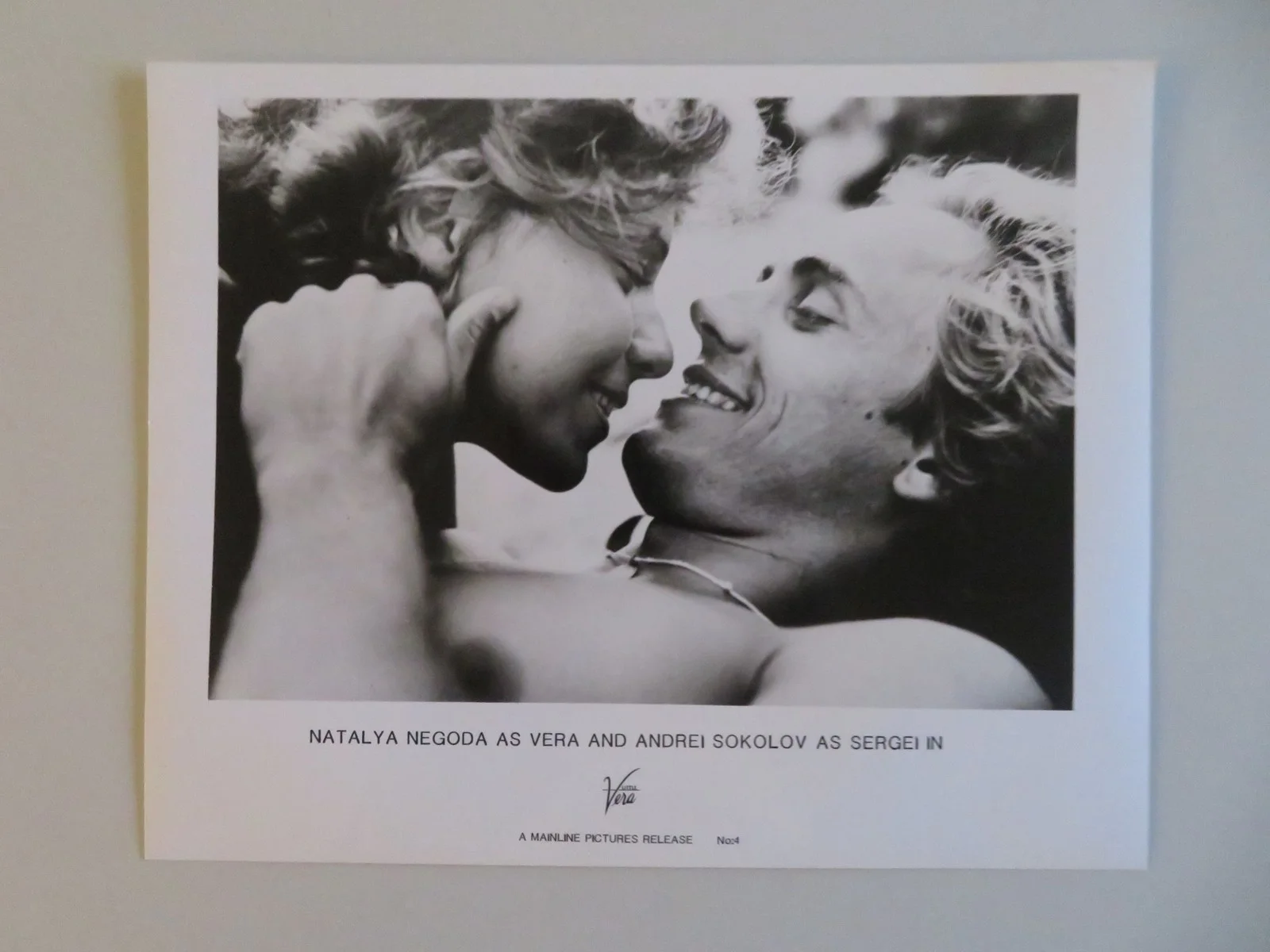 LITTLE VERA MOVIE STILL PHOTO LOT OF 3 ANDREI SOKOLOV NATALYA NEGODA 1988, изображение 4