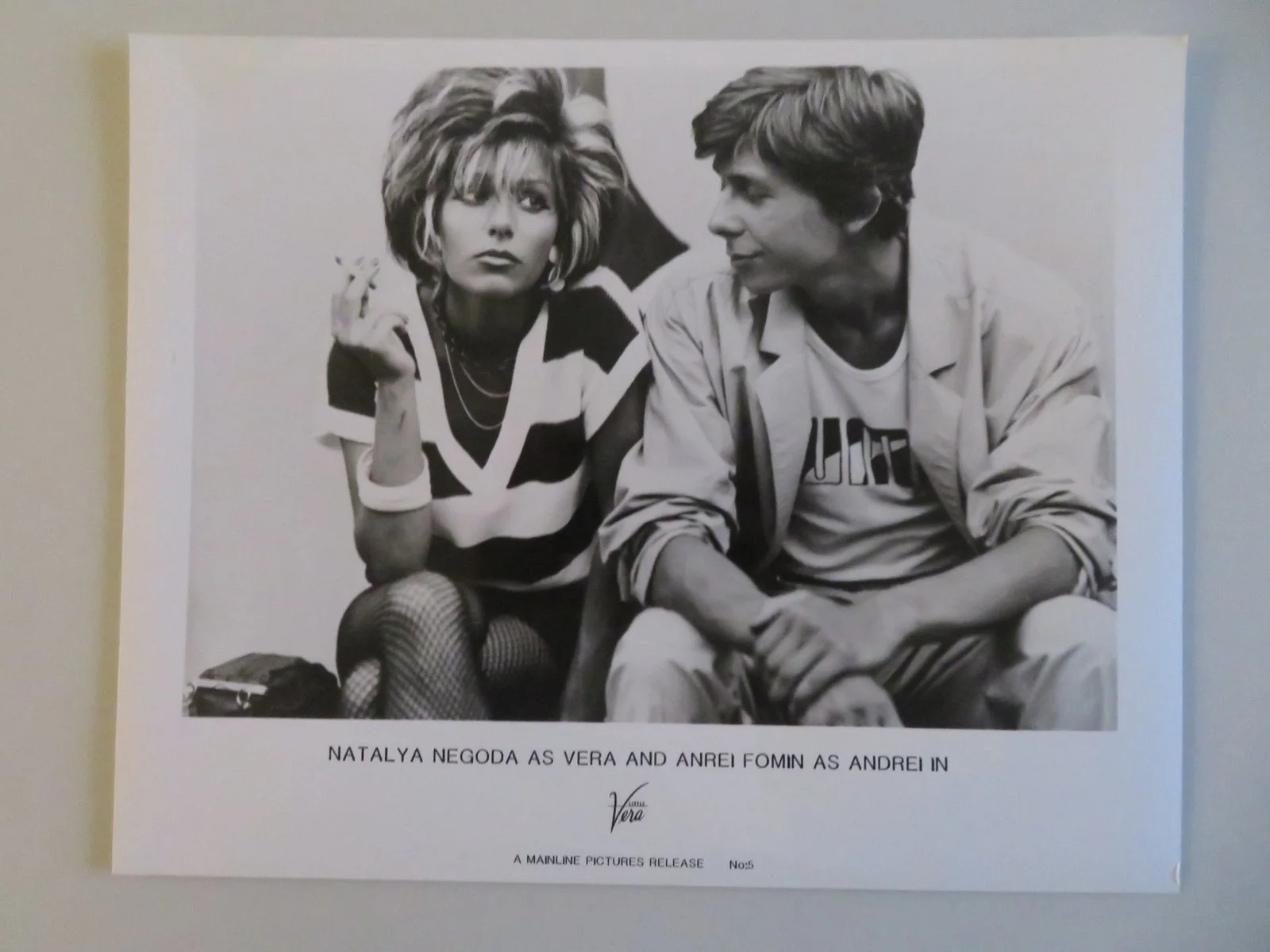 LITTLE VERA MOVIE STILL PHOTO LOT OF 3 ANDREI SOKOLOV NATALYA NEGODA 1988, изображение 5