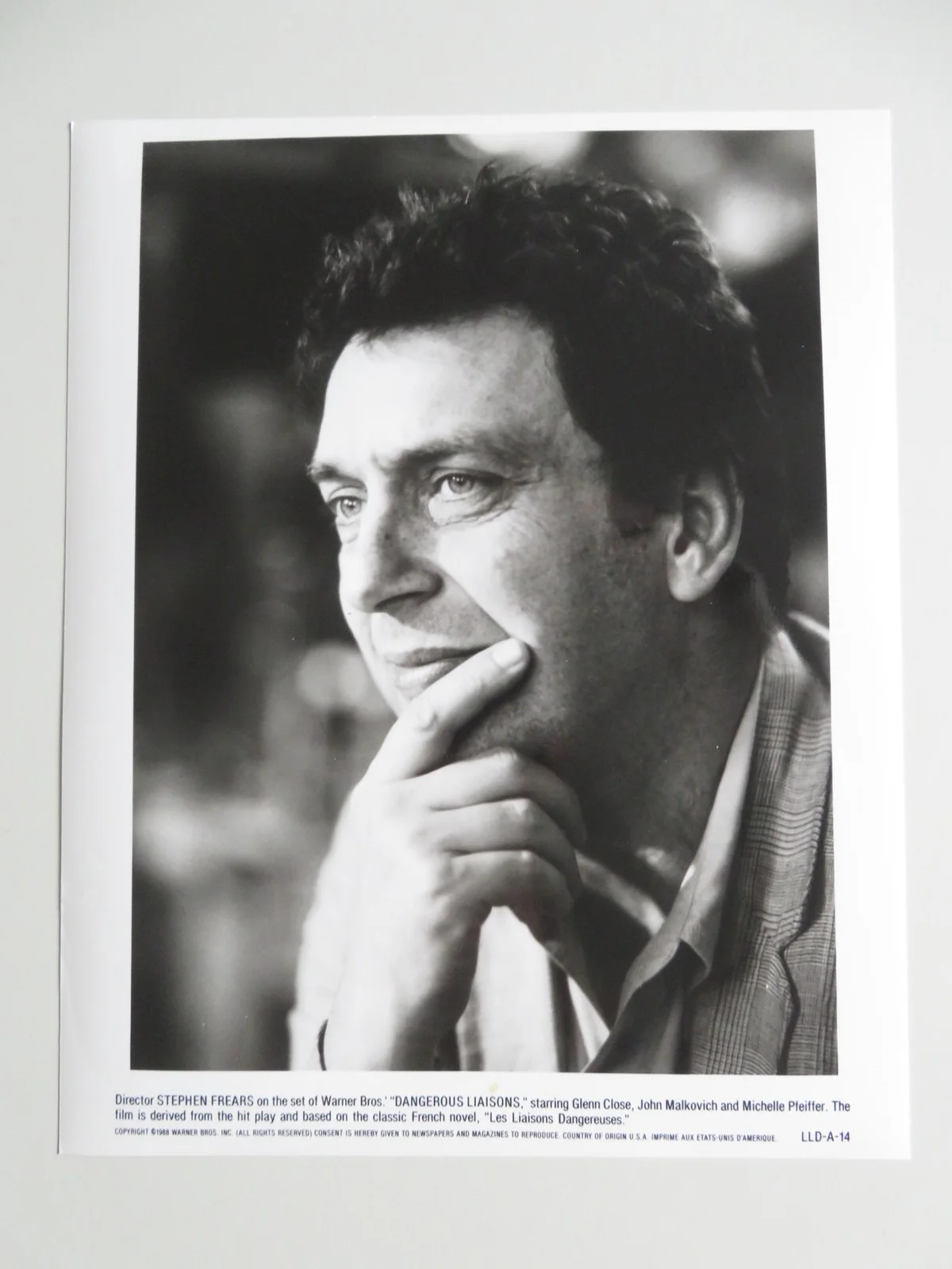 DANGEROUS LIAISONS - A MOVIE STILL PHOTO LOT OF 10 JOHN MALKOVICH PFEIFFER 1988, изображение 4