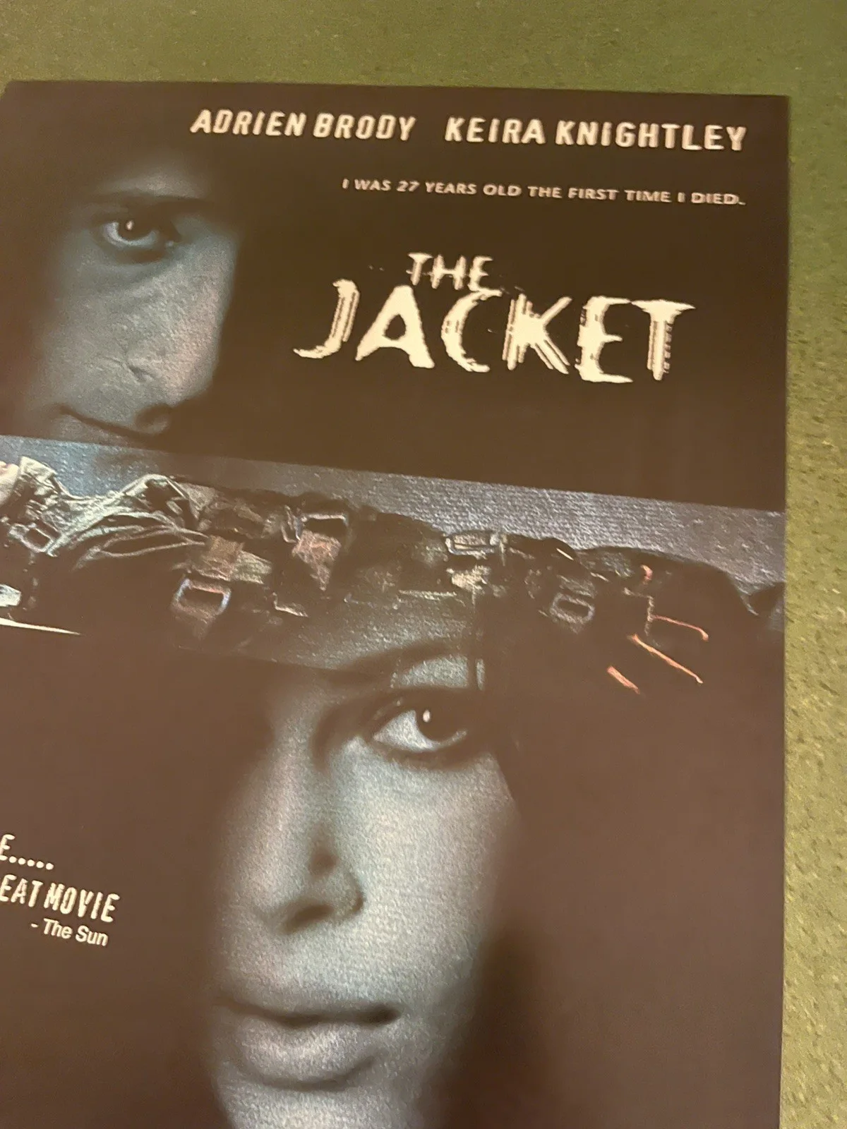 The Jacket (2005) Original Video Shop Promo Poster - A2 - RARE - Keira Knightley, изображение 3