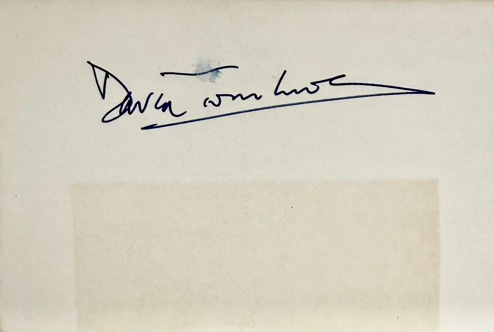 David Tomlinson — DAVID TOMLINSON Signed Autograph 4x6 INDEX CARD City Under the Sea MARY POPPINS, изображение 4