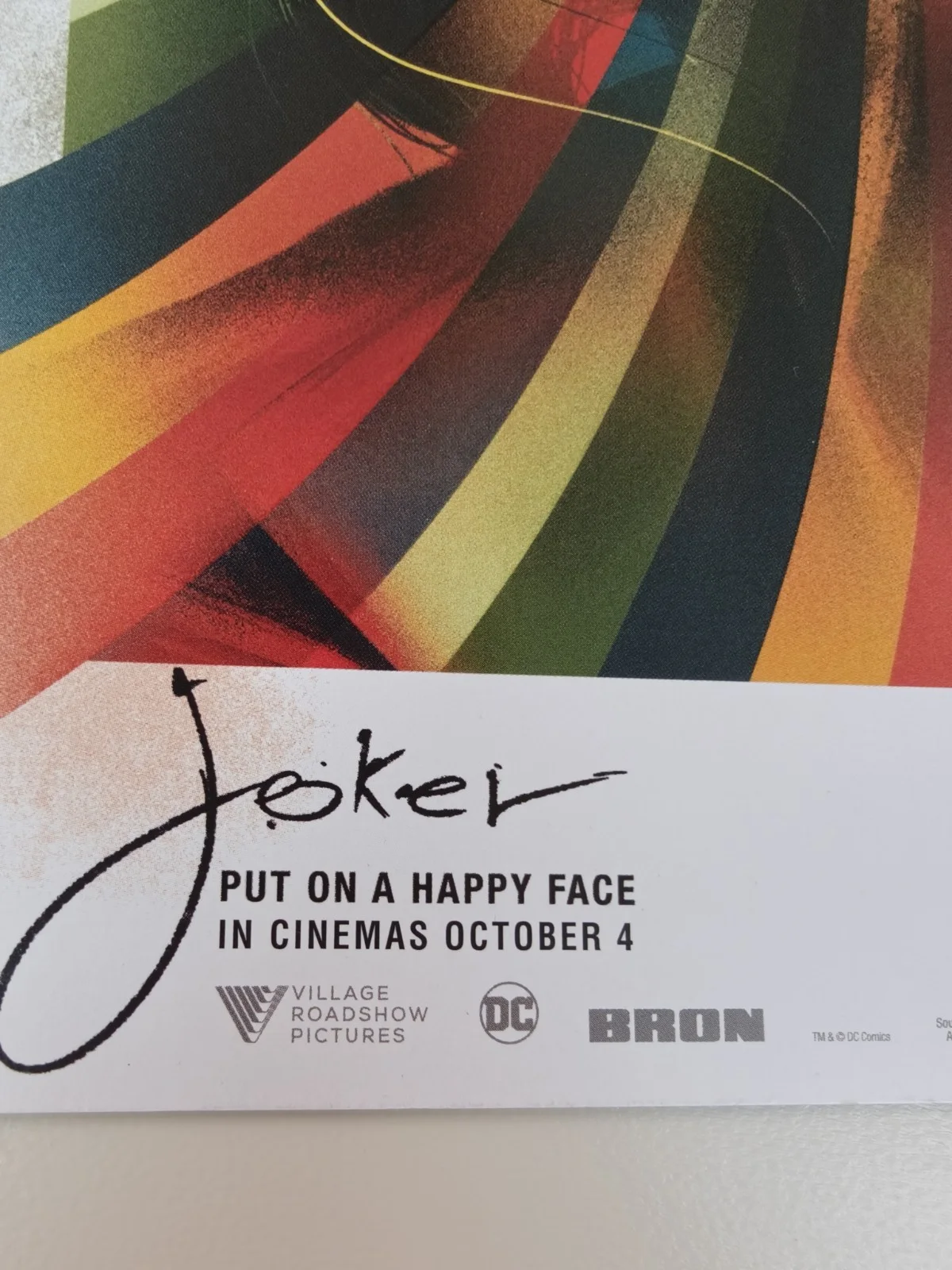 Joker Promotional IMAX Movie Poster Promo 2019 Joaquin Phoenix A4, изображение 3