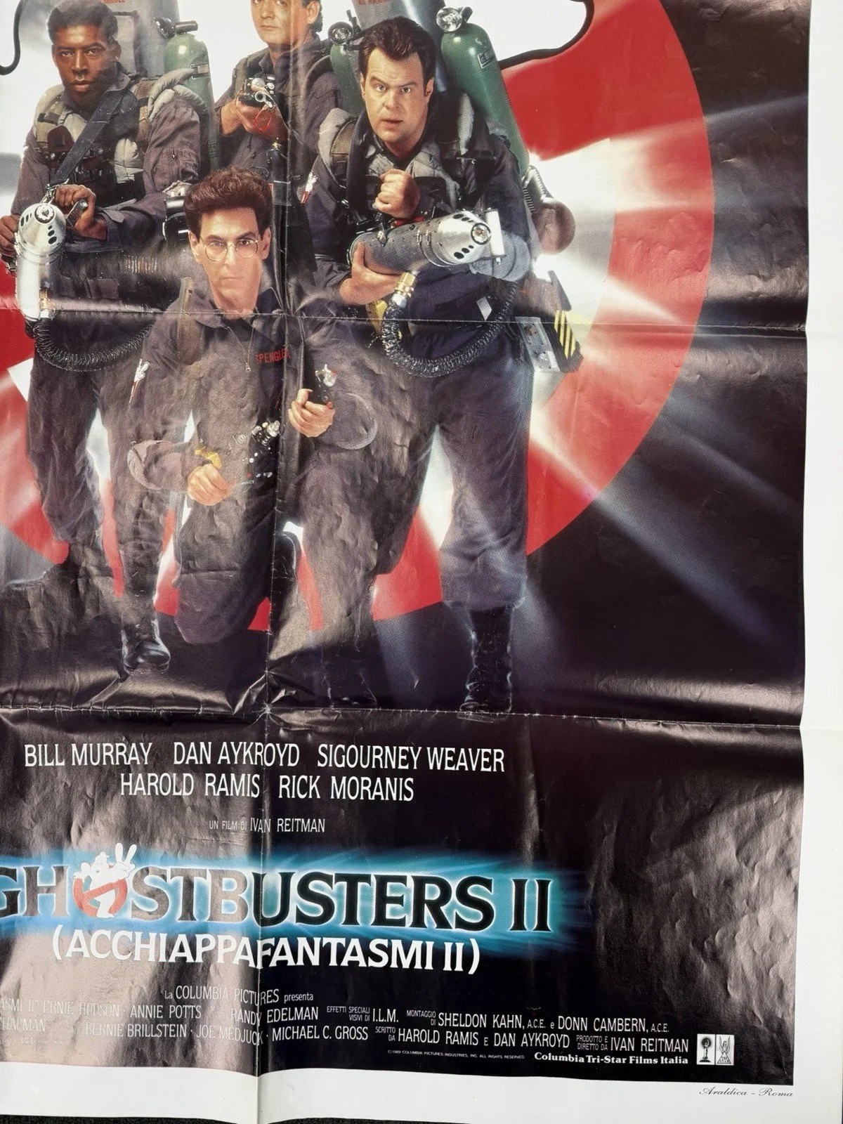 Ghostbusters 2 Theater Poster - 100cm x 139cm Italian, image 4