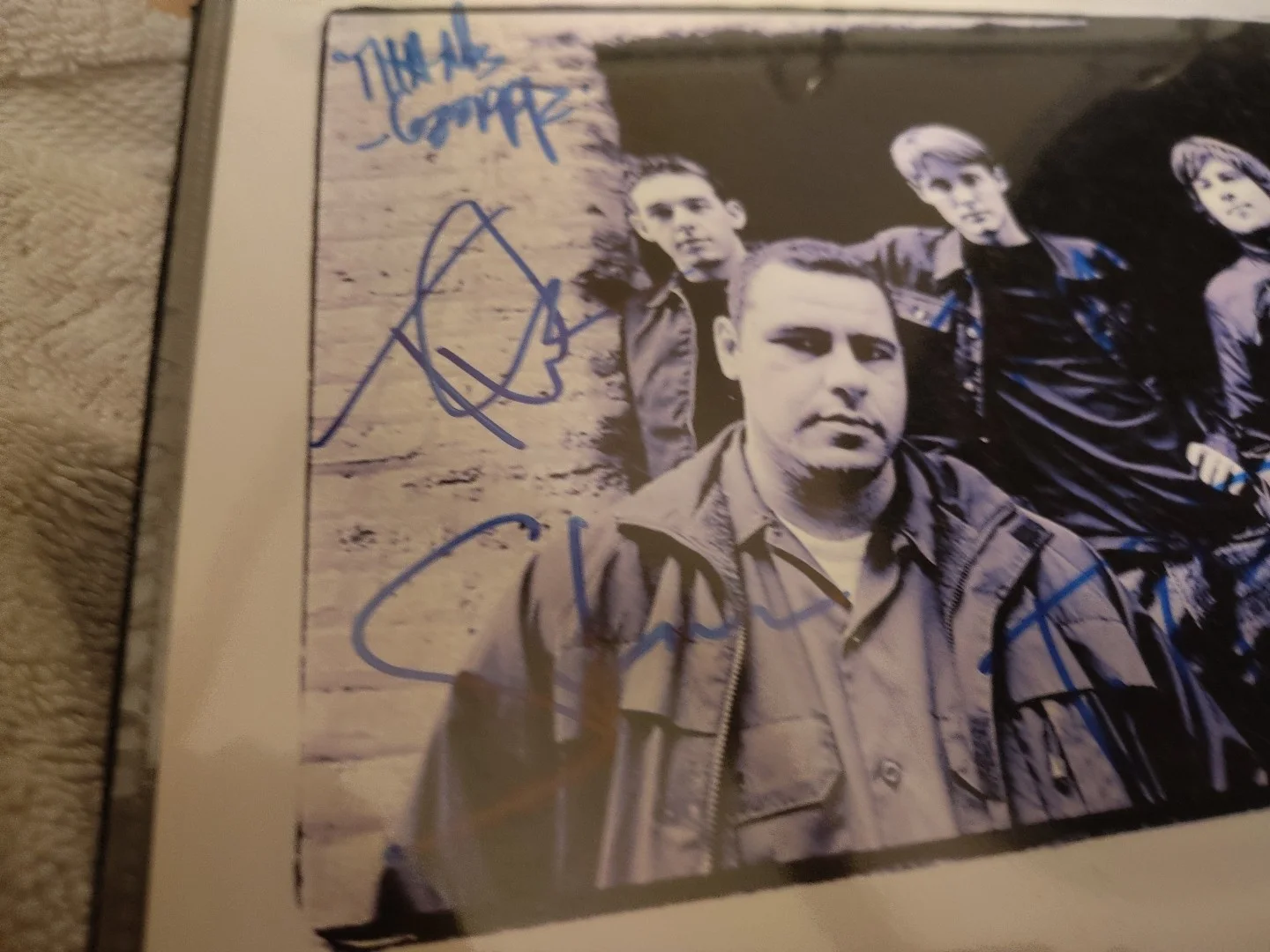 Thursday Band Signed Photo All 6 Hard To find All 6 Members, image 3