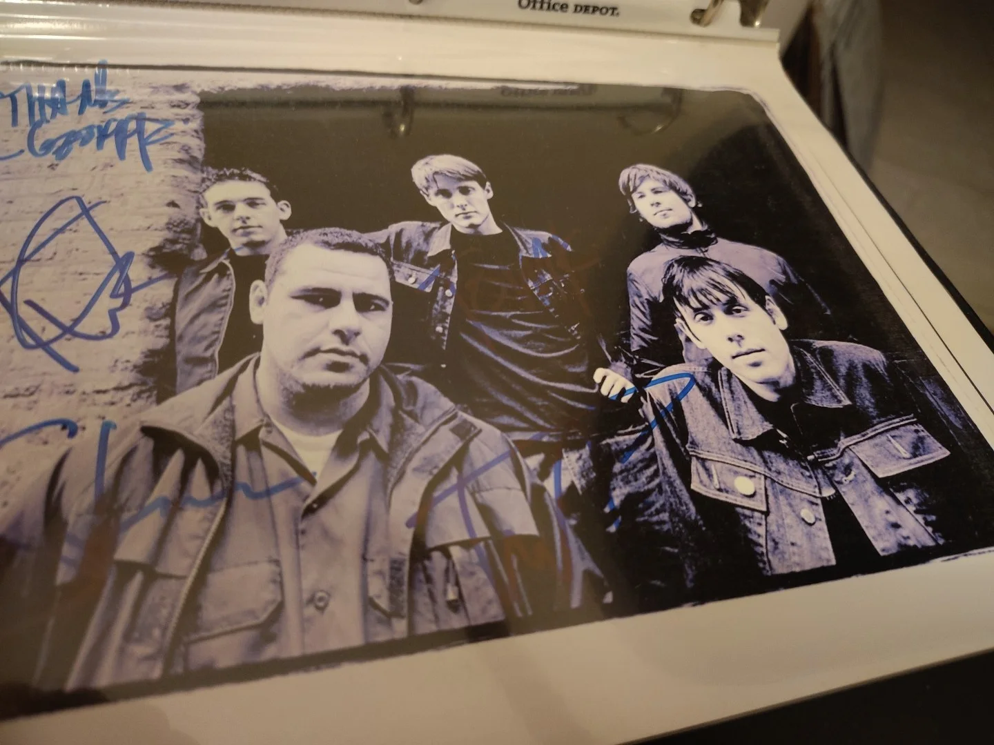 Thursday Band Signed Photo All 6 Hard To find All 6 Members, image 4