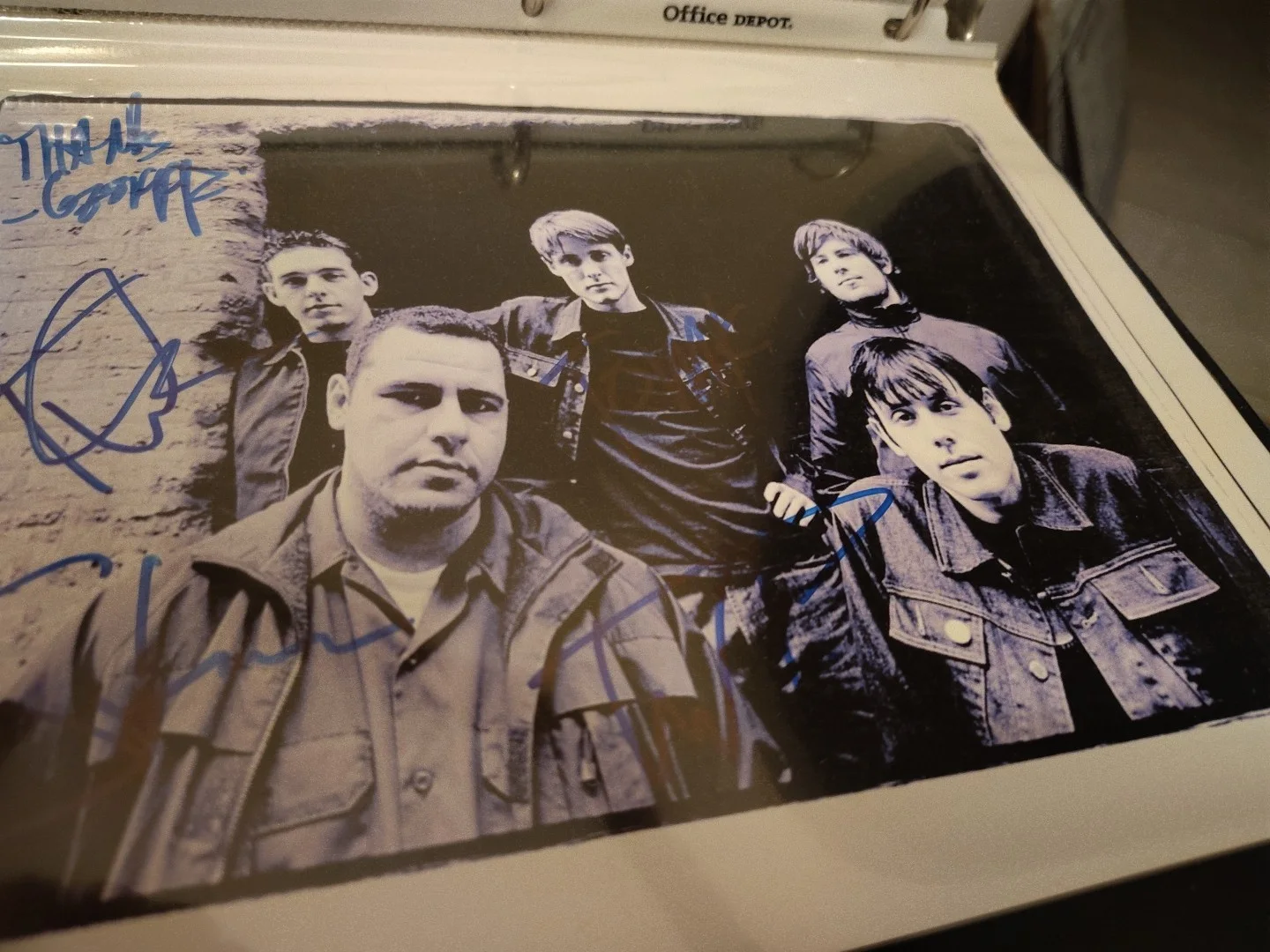 Thursday Band Signed Photo All 6 Hard To find All 6 Members, image 5