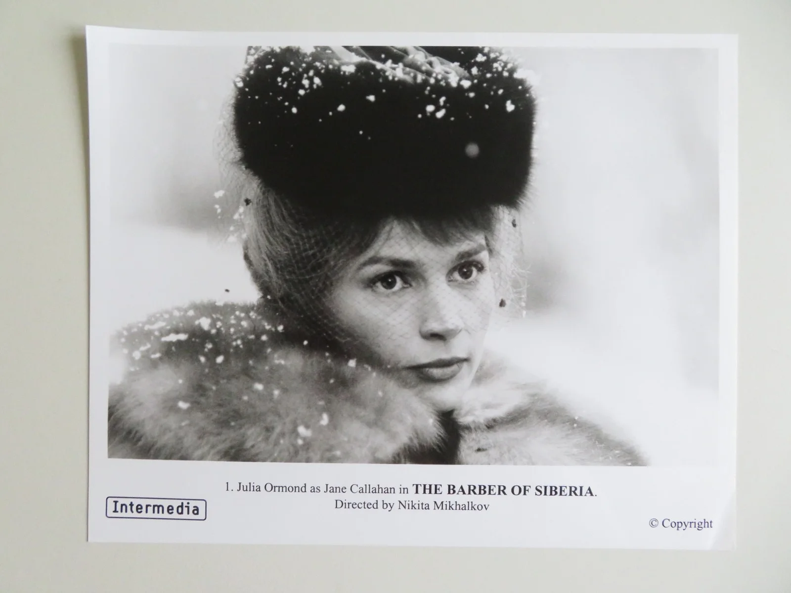 THE BARBER OF SIBERIA MOVIE STILL PHOTO LOT OF 3 JULIA ORMOND O. MENSHIKOV 1998, изображение 3
