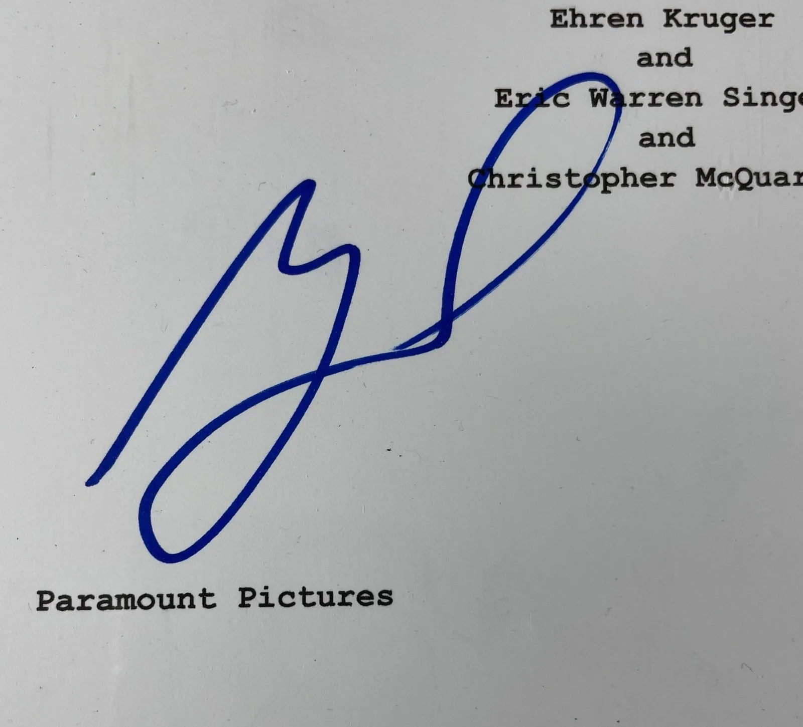 Glen Powell — Glen Powell Signed Top Gun: Maverick Complete Movie Script Autograph JSA COA, image 2