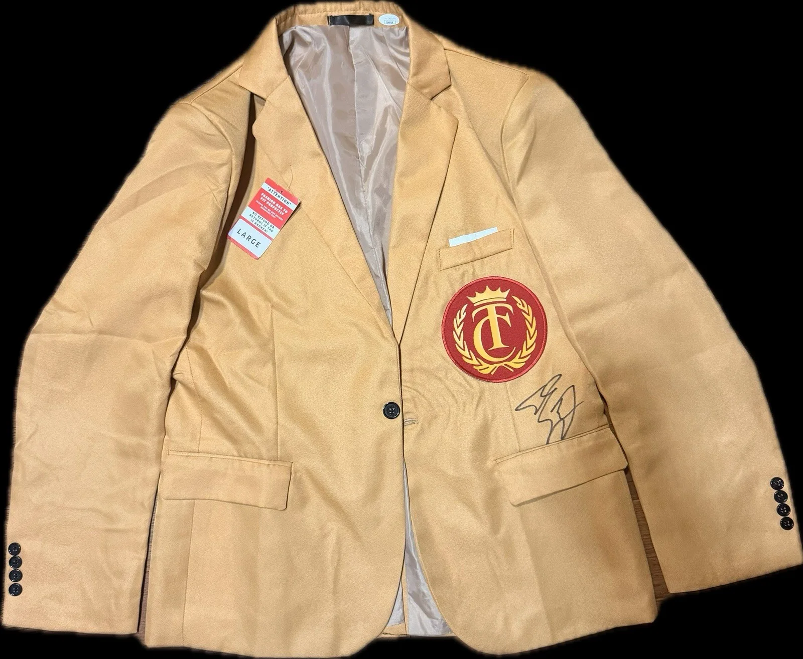 Adam Sandler — Adam Sandler Signed Autographed Happy Gilmore Gold Jacket Tour Championship JSA, изображение 2
