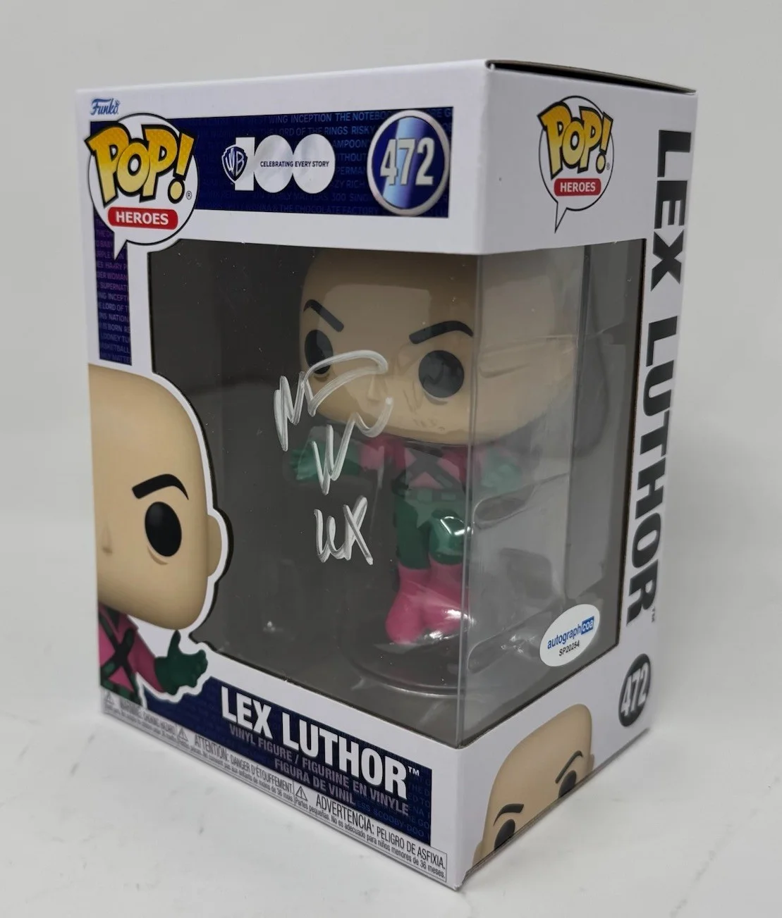 Michael Rosenbaum — Michael Rosenbaum Signed Lex Luthor Funko Pop Smallville Autograph ACOA COA, изображение 2