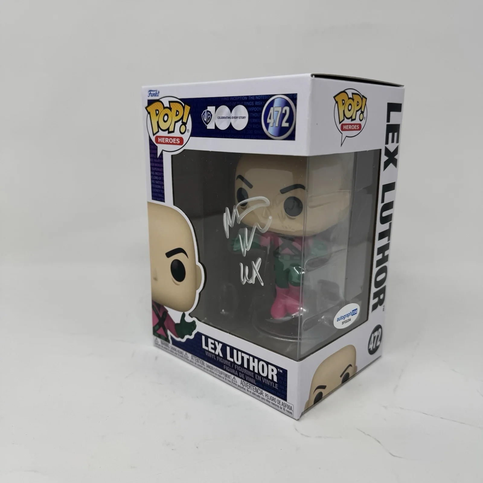 Michael Rosenbaum — Michael Rosenbaum Signed Lex Luthor Funko Pop Smallville Autograph ACOA COA, изображение 3