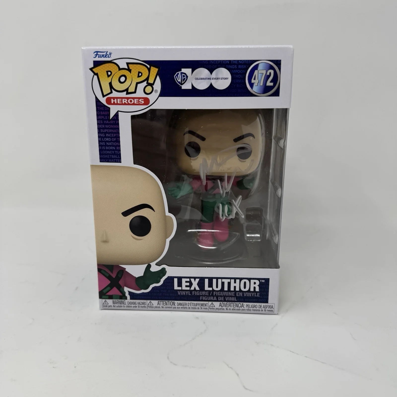 Michael Rosenbaum — Michael Rosenbaum Signed Lex Luthor Funko Pop Smallville Autograph ACOA COA, изображение 4