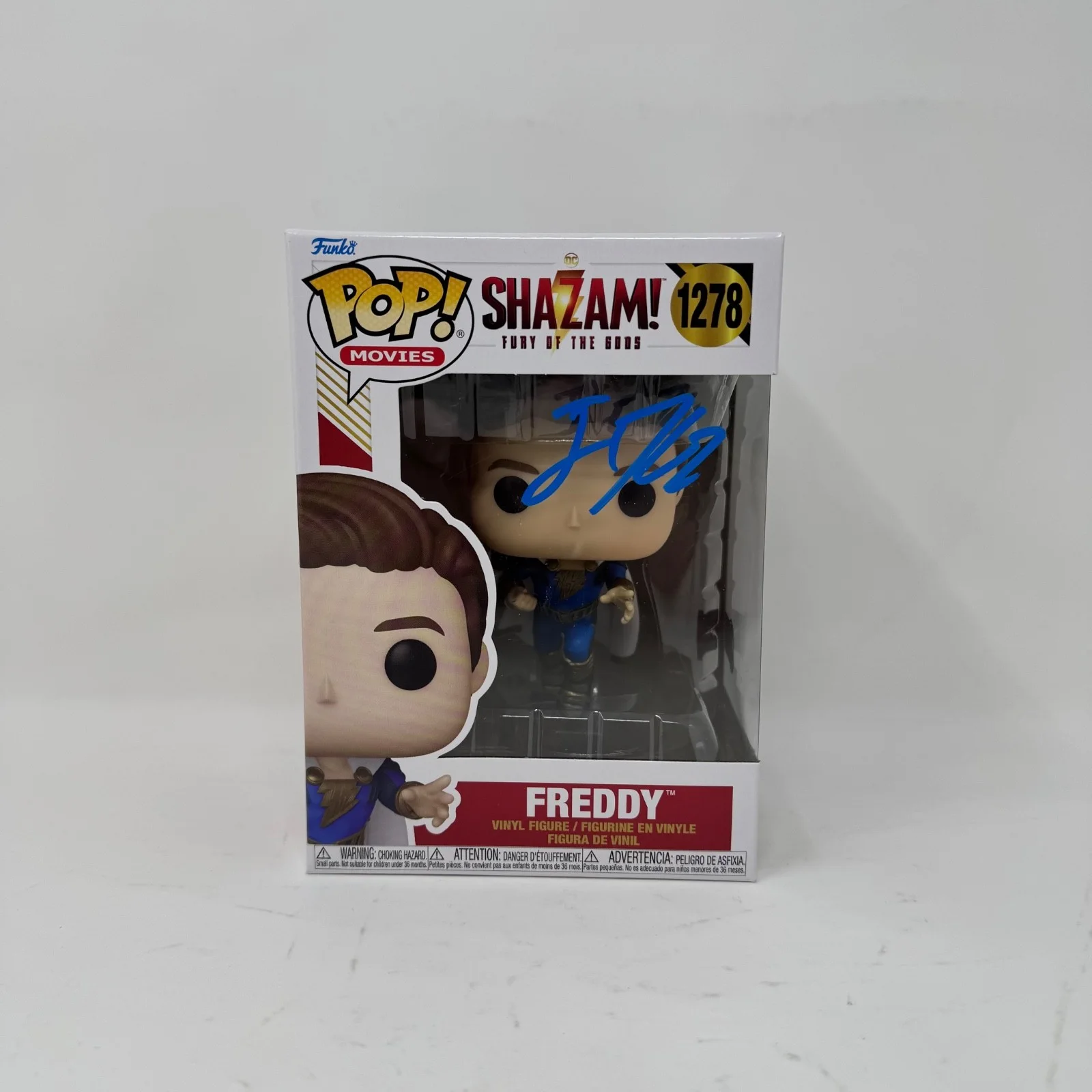 Jack Dylan Grazer — Jack Dylan Grazer Signed Shazam! Fury of the Gods Freddy Funko Pop 1278 Beckett, изображение 5