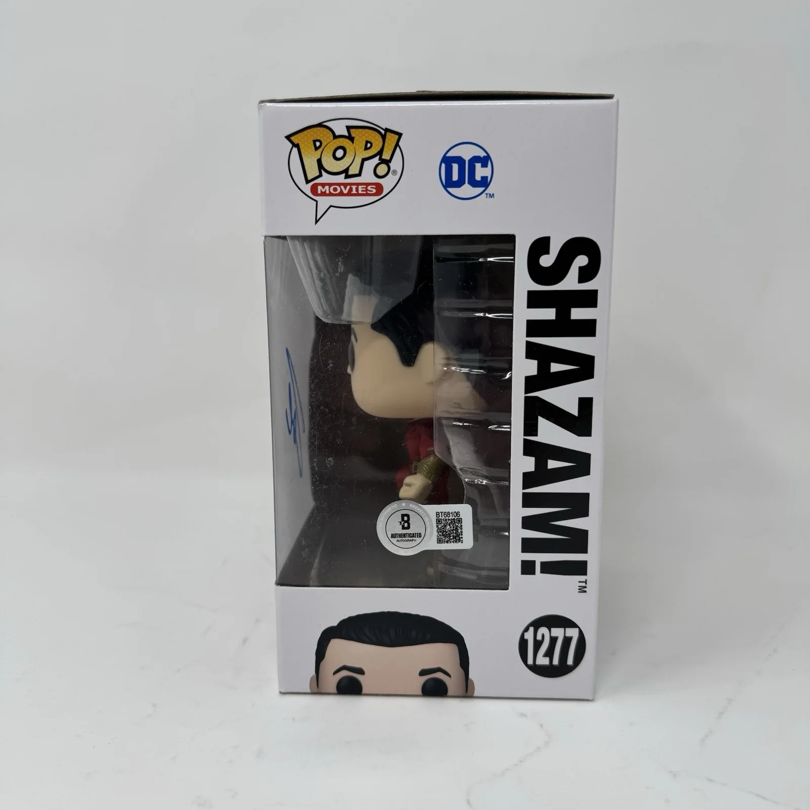 Zachary Levi — Zachary Levi Signed Shazam! Fury of the Gods Funko Pop Autograph 1277 Beckett, изображение 3