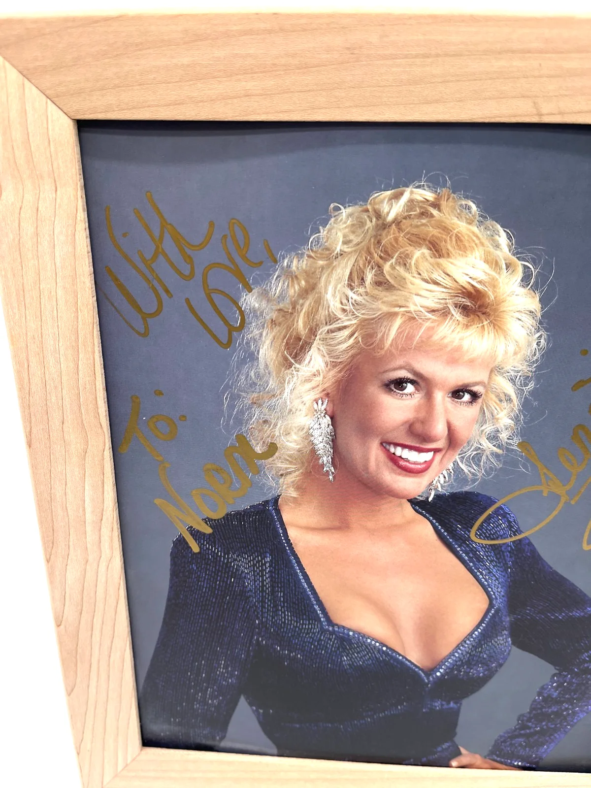 Jennifer Wilson In The Morning Branson Missouri - Signed Framed Photo 9" x 11", изображение 2