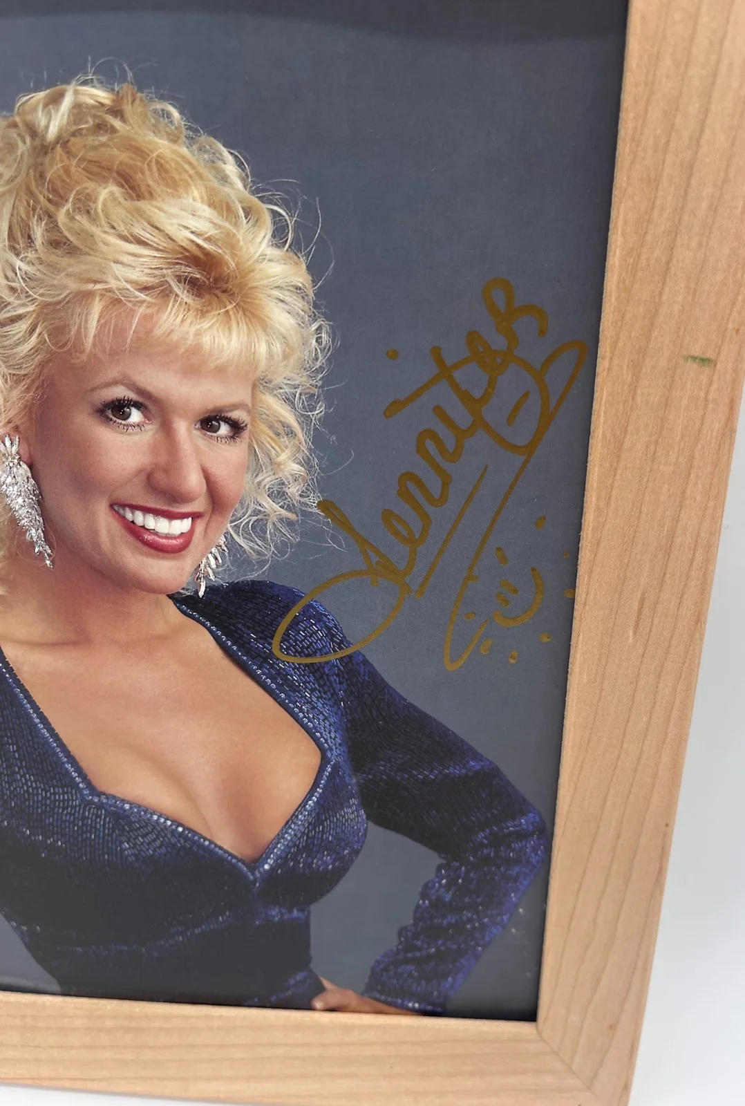 Jennifer Wilson In The Morning Branson Missouri - Signed Framed Photo 9" x 11", изображение 3