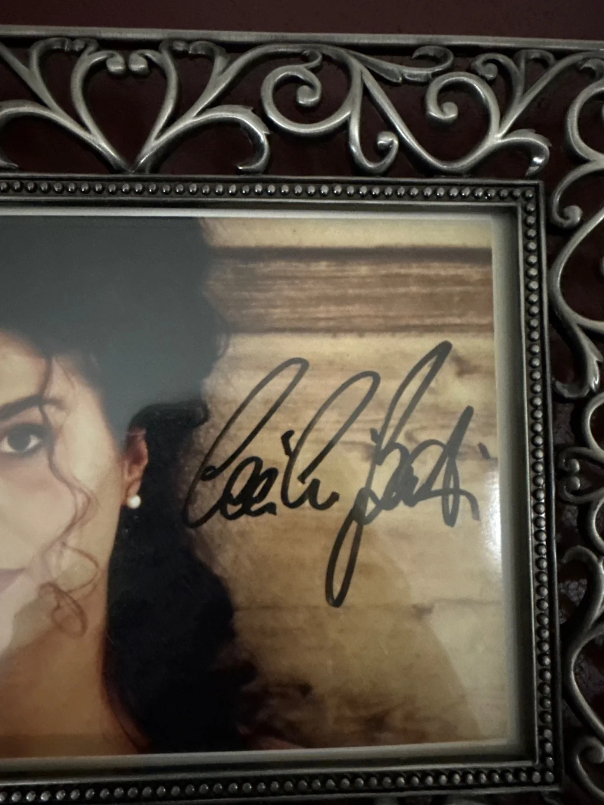 Cecelia Bartolo — Cecelia Bartoli signed photograph with frame, image 2