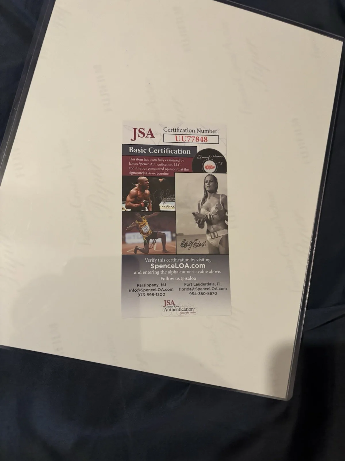 Bryson Baucus — attack on titan Falco voice actor (Bryson Baucus) Signed JSA Authentic, image 2