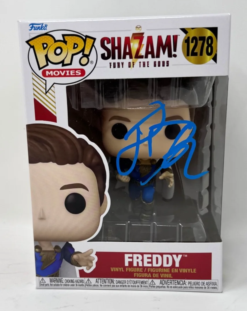 Jack Dylan Grazer — Jack Dylan Grazer Signed Shazam! Fury of the Gods Freddy Funko Pop 1278 ACOA COA, изображение 4