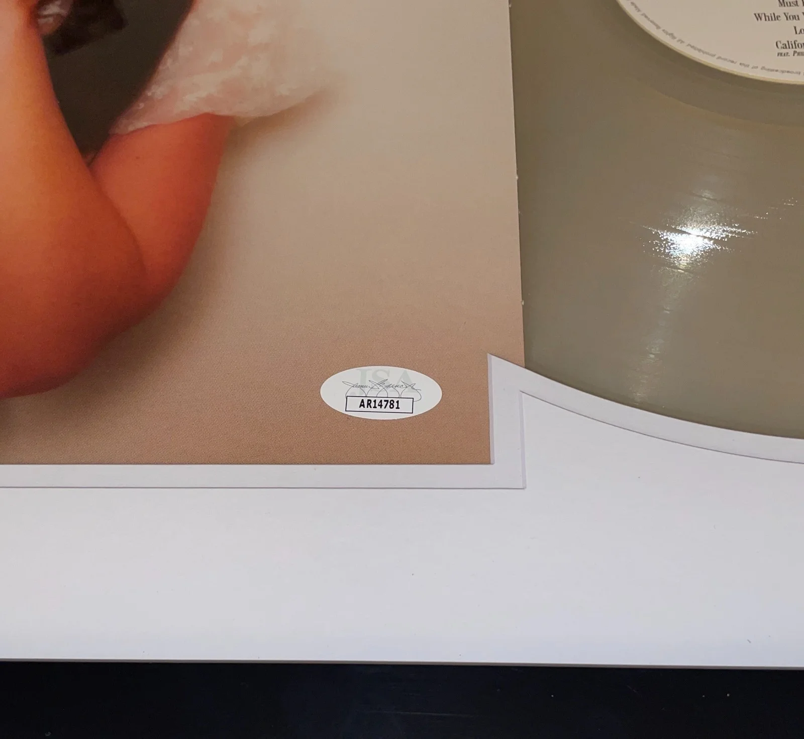 Laufey Signed Bewitched Framed Vinyl Cloudy Record B&N Excl. Autograph JSA COA, image 3