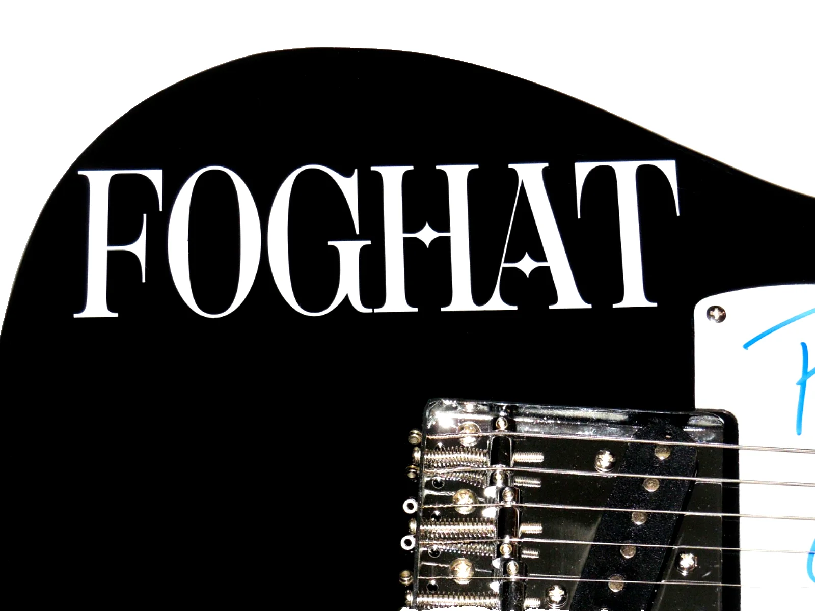 FOGHAT AUTOGRAPHED ELECTRIC GUITAR (4 SIGNATURES) - JSA COA!, image 3